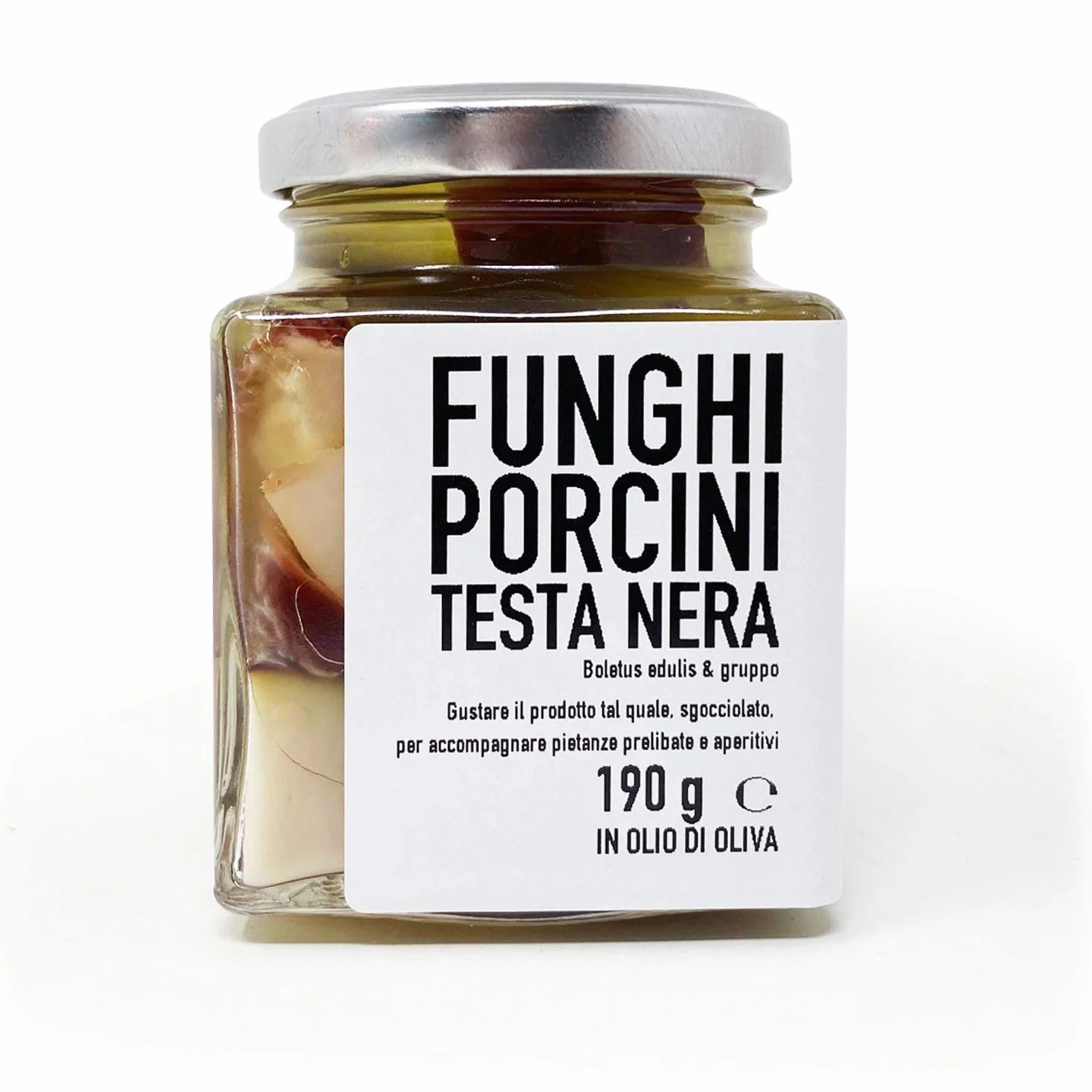 Setas conservadas de Boletus edulis PINICOLA en aceite de oliva 190g x 3