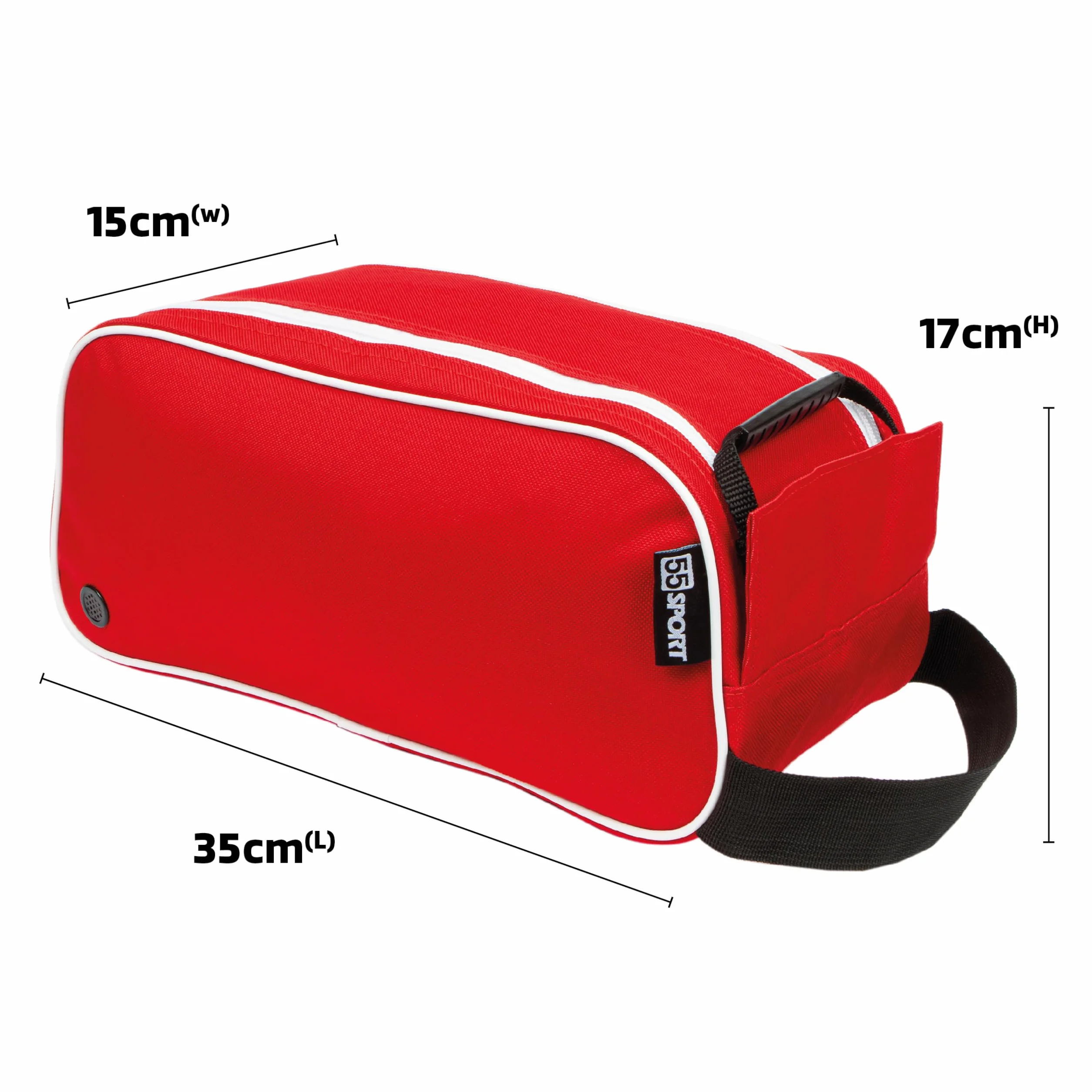 Bolsa clásica para botas de fútbol roja