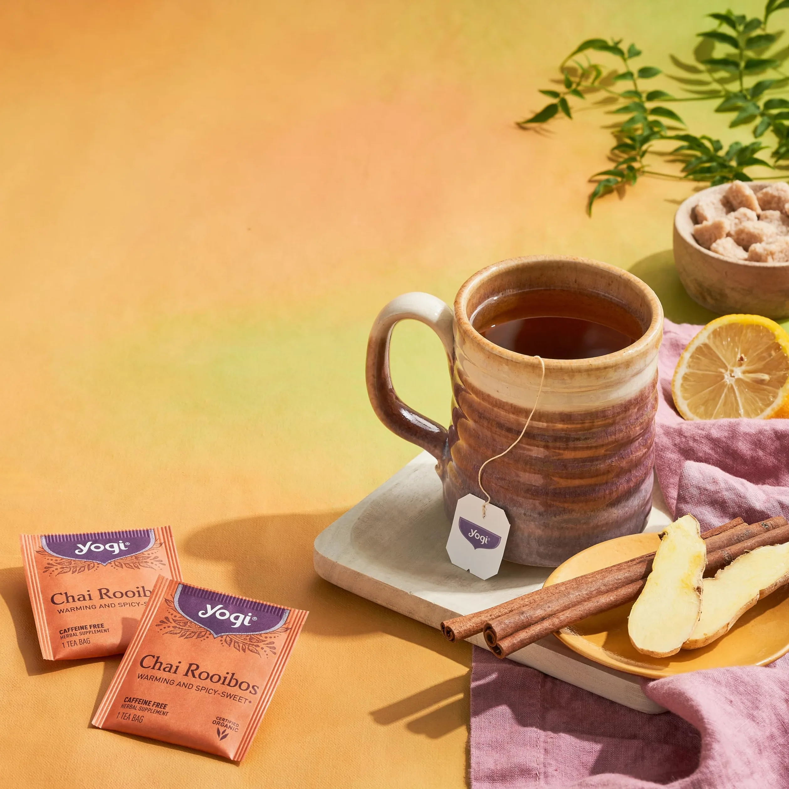 YOGI TEA - Chai Rooibos Organic Tea - 16 Tea Bags