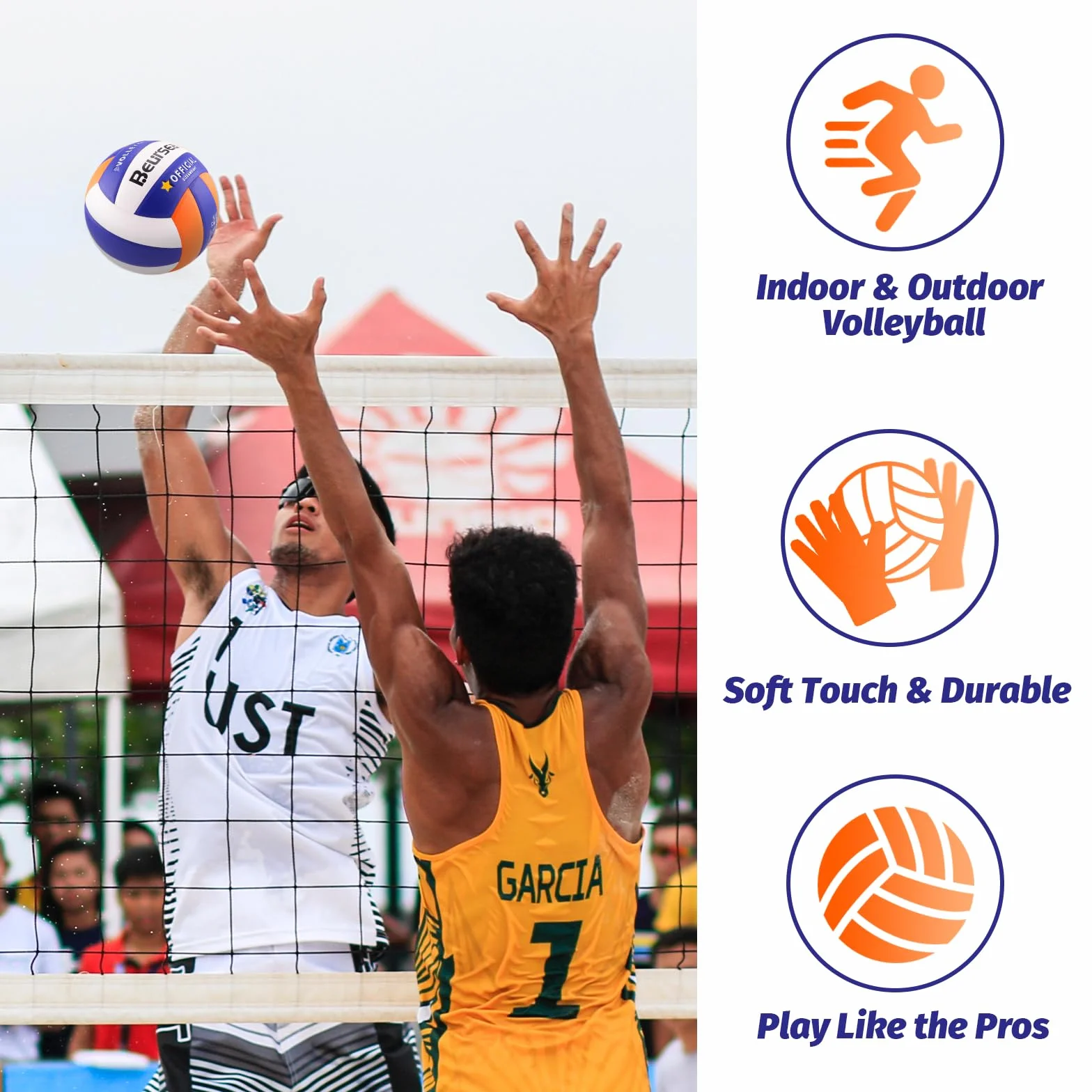 Pelota Voleibol Tamaño 5 para Interior y Exterior