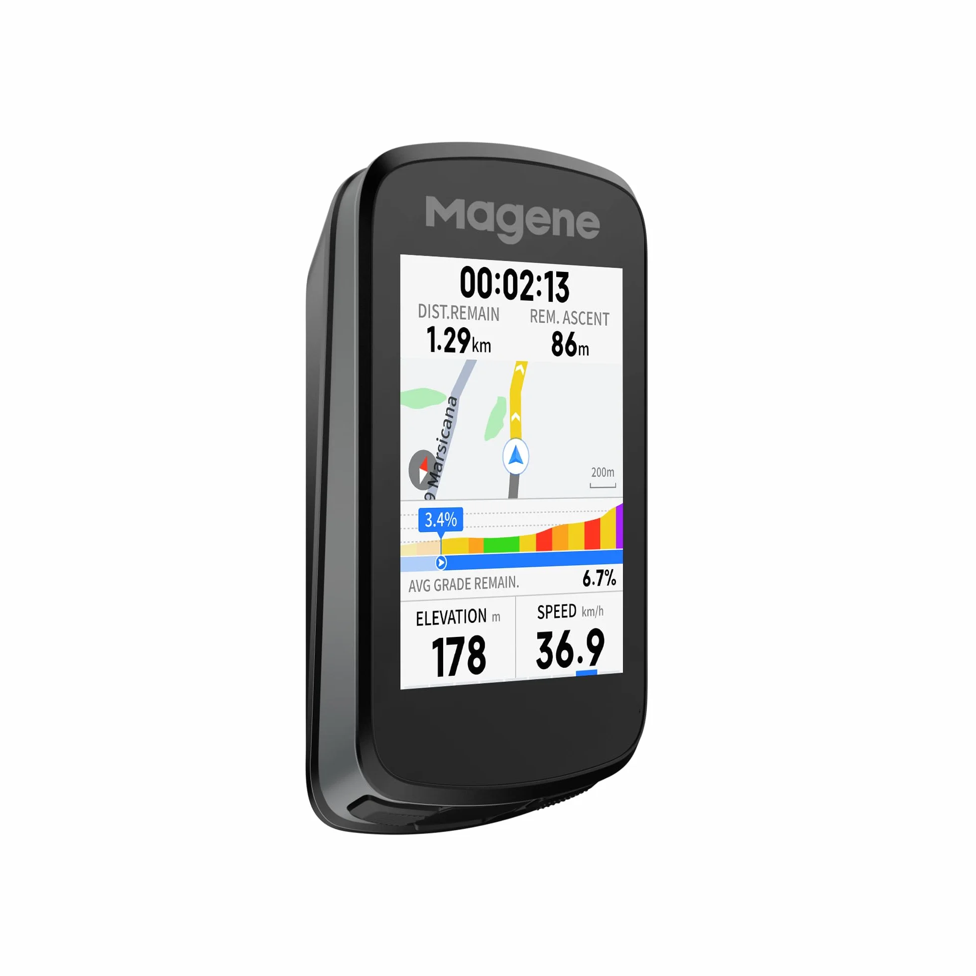 Magene C606/C606 V2 GPS Ciclocomputador, ClimbPro, Wi-Fi y Bluetooth
