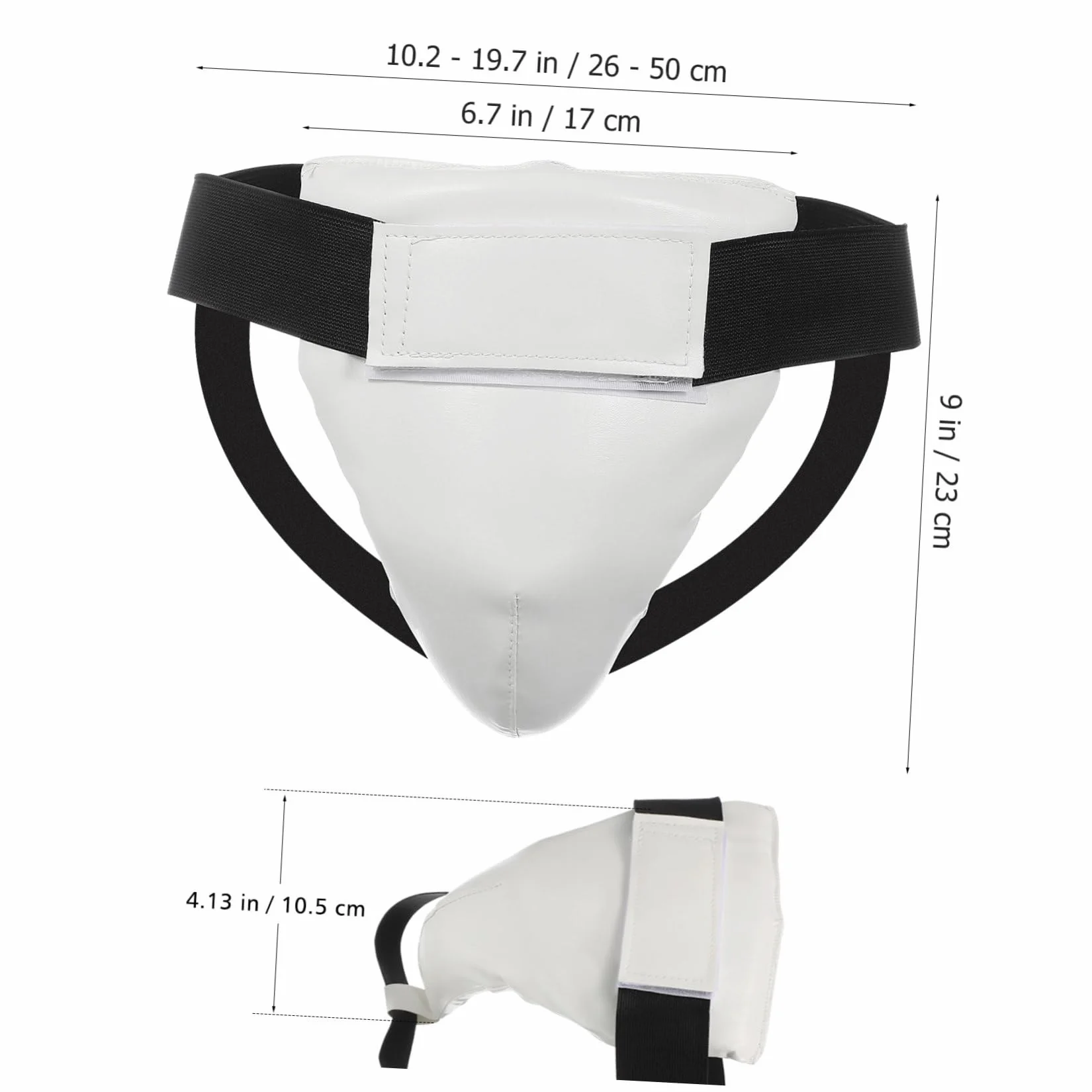 Alipis Coquilla Protector de Entrepierna Niño Transpirable Flexible PU Abs Entrenamiento Deportes Combate Boxeo