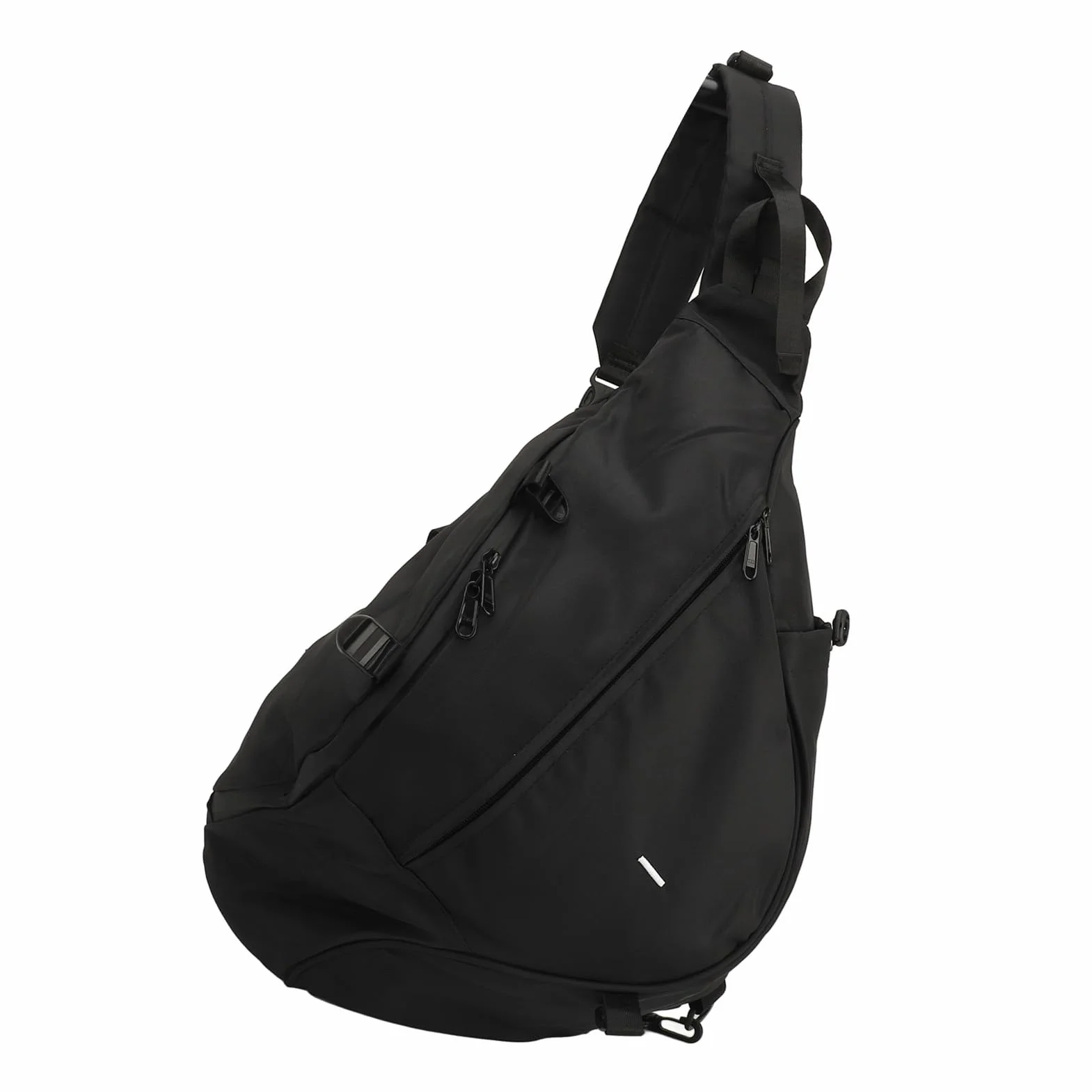 VGEBY Bolso Bandolera Grande Negro Impermeable Mochila de Pecho Tela Oxford para Deportes