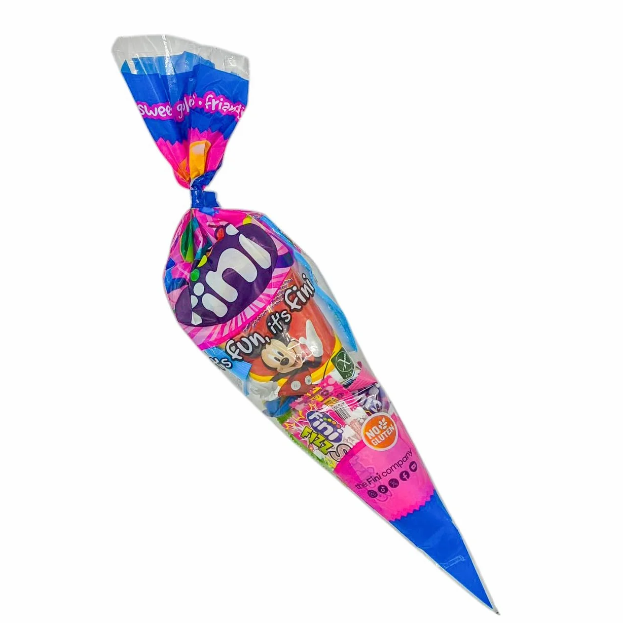 Bolsas de Cumpleaños con Chuches y Caramelos - Cono Surtido de Golosinas Rellenas para Piñatas, Fiestas Infantiles y Navidad (1)
