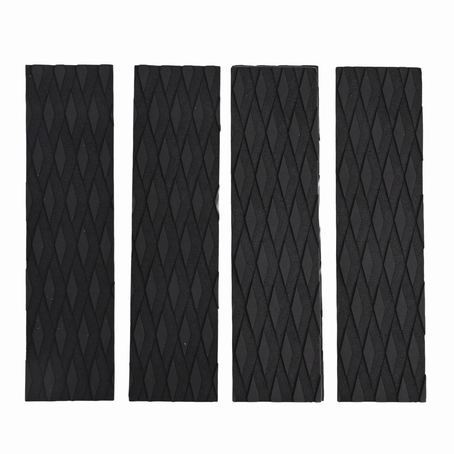 Almohadillas de tracción EVA antideslizante para tabla de surf 11.8 x 3.1 pulgadas Negro
