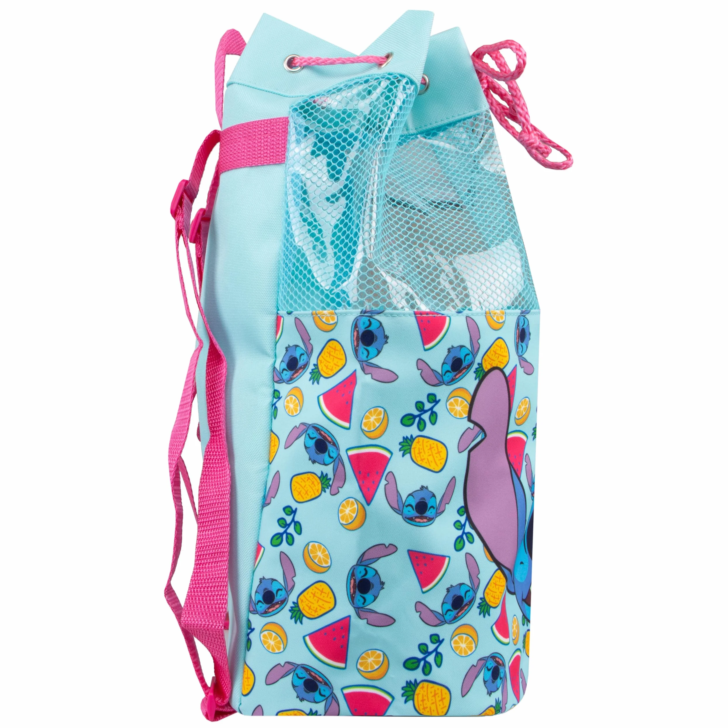 Disney Bolsa De Natación Lilo Y Stitch Azul Talla Unica