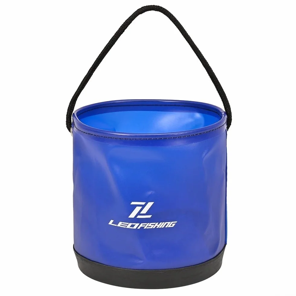 Ecológico 4.5L EVA Cubo de Pesca Portátil para Cebo Vivo Multifuncional Exteriores Azul