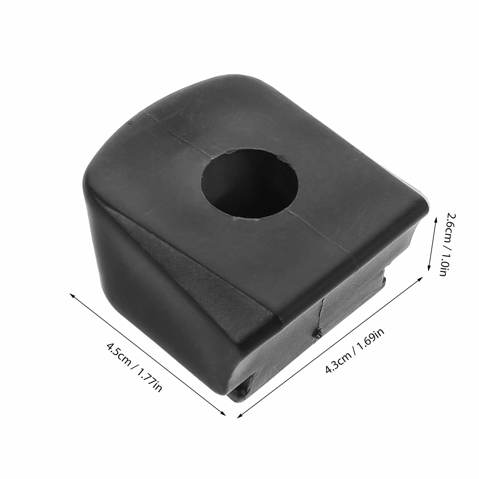 Topes de Freno PU Negro para Patines en Línea Compatibles Ruedas Accesorio Resistente al Desgaste