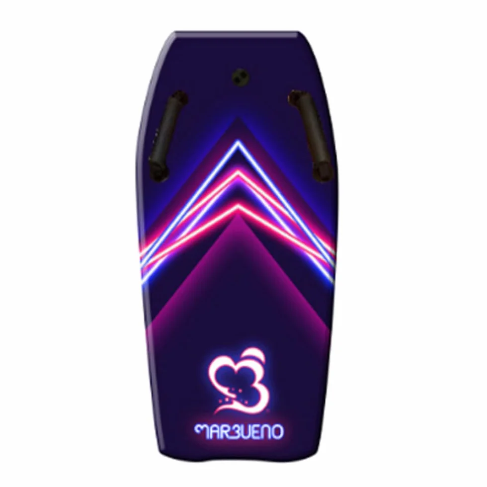 Marbueno Tabla de Surf EPS con Asas Diseño Triángulos 84 cm Retráctil Piscina y Playa
