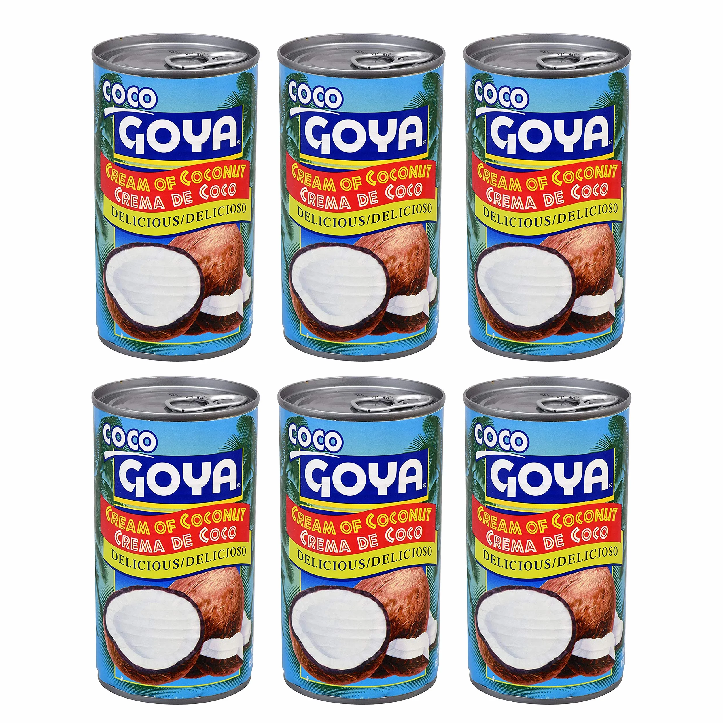 Goya Crema de Coco - Crema de Coco (6 Pack, Total de 88 onzas)