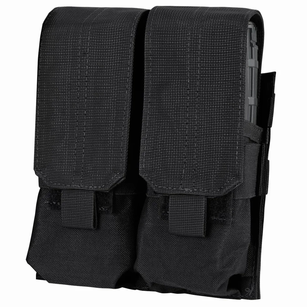 Condor Doble M4 M16 Cargador Bolsa MOLLE Negro