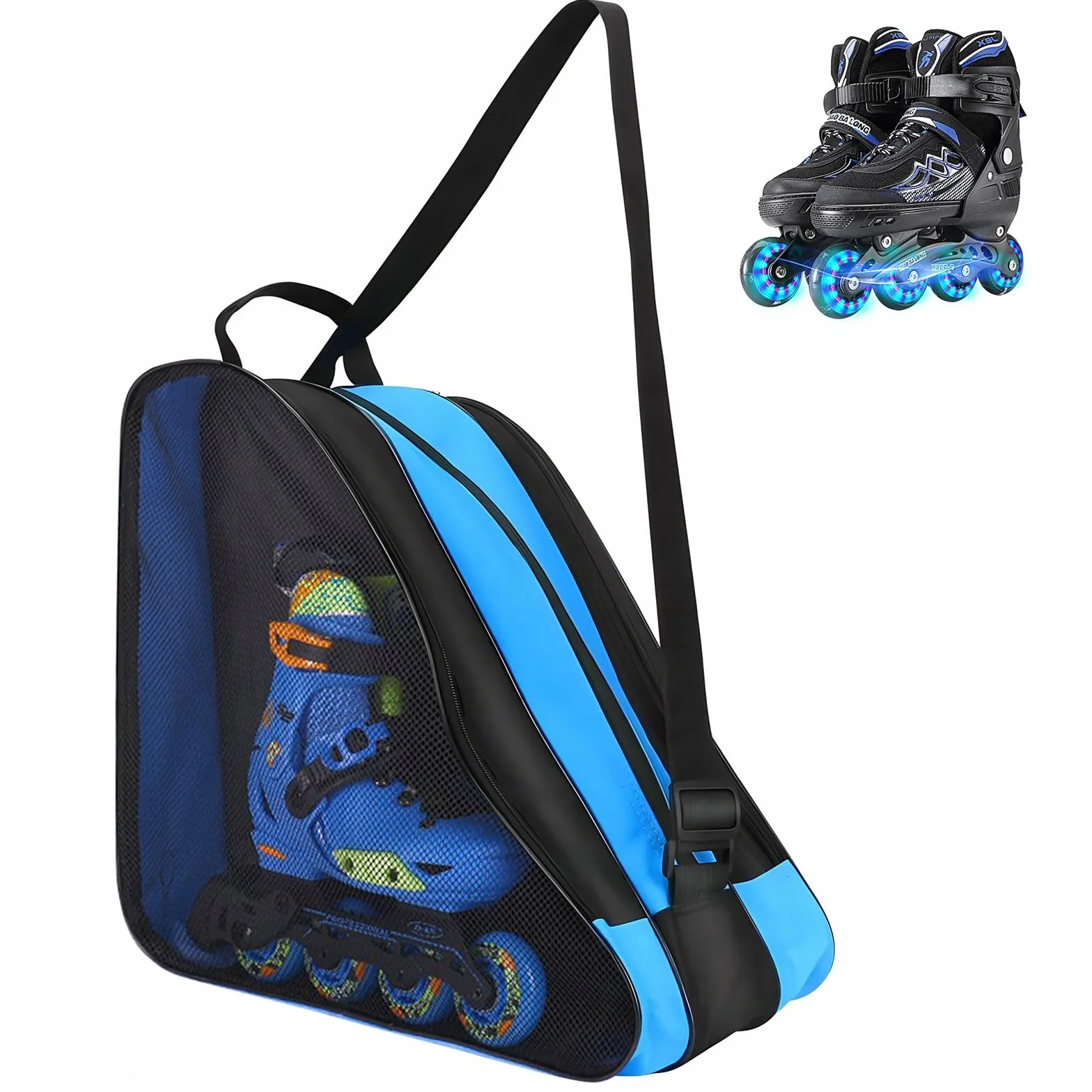 Patines Mochila 38cm Niña Correa Ajustable Impermeable 3 Compartimentos