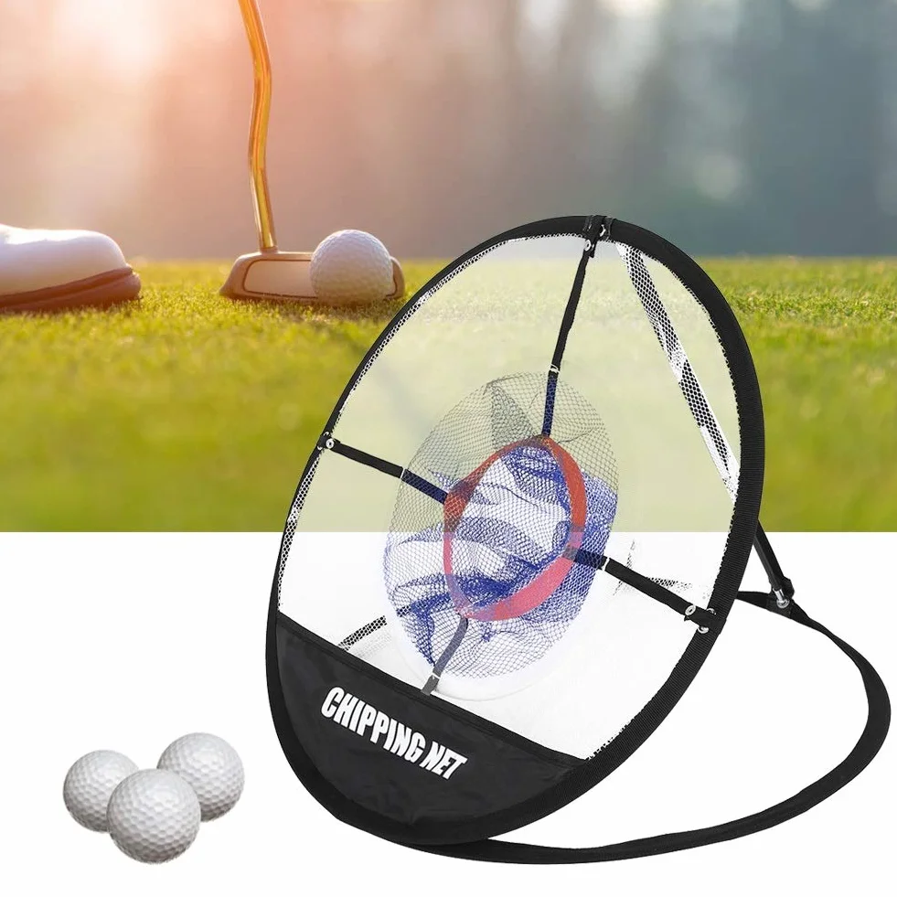 MAGT Red de Entrenamiento de Golf Portátil - Juego de Práctica de Astillado Pop-Up Ligero y Compacto para Interior
