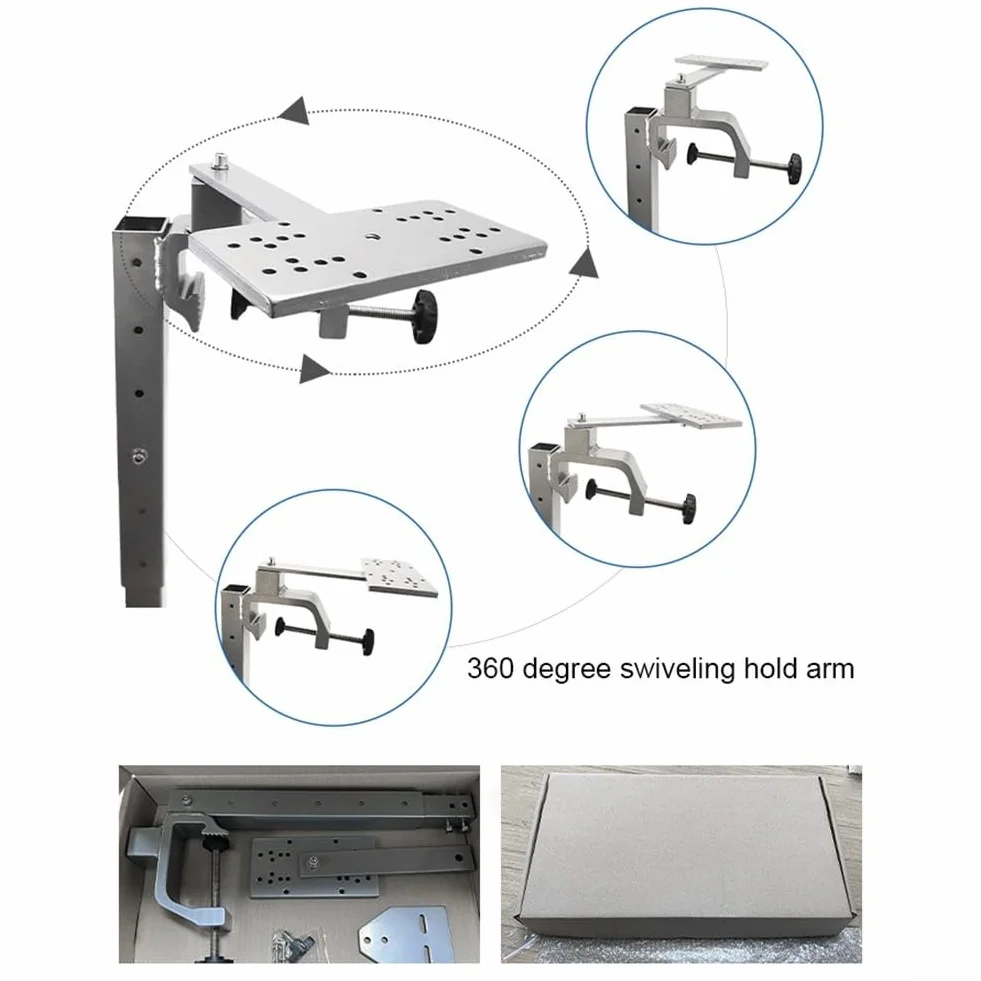 Soporte de acero inoxidable y aluminio para buscador de peces ajustable