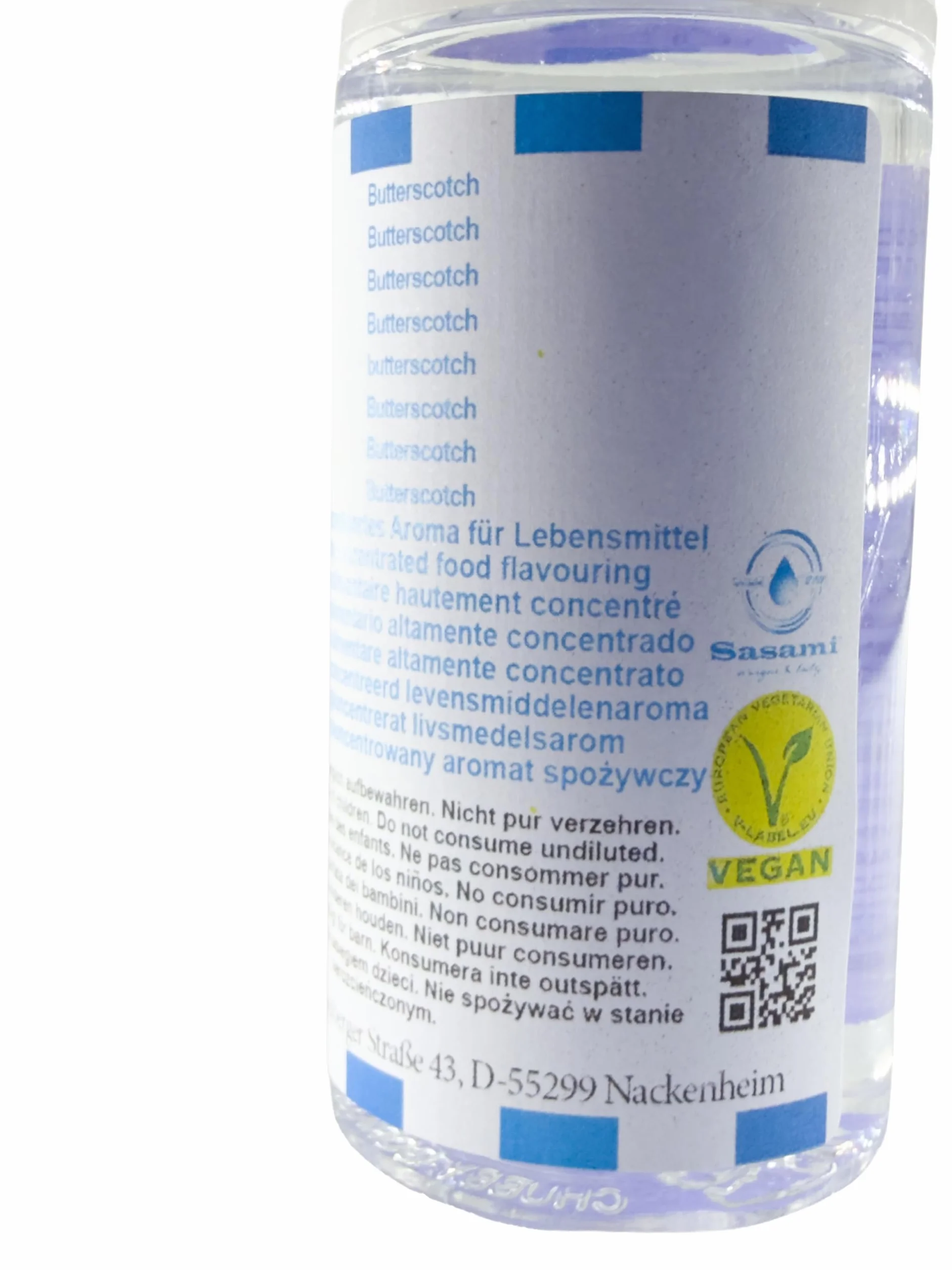 Butterscotch aroma concentrado - Vegano - Sasami - 10ml