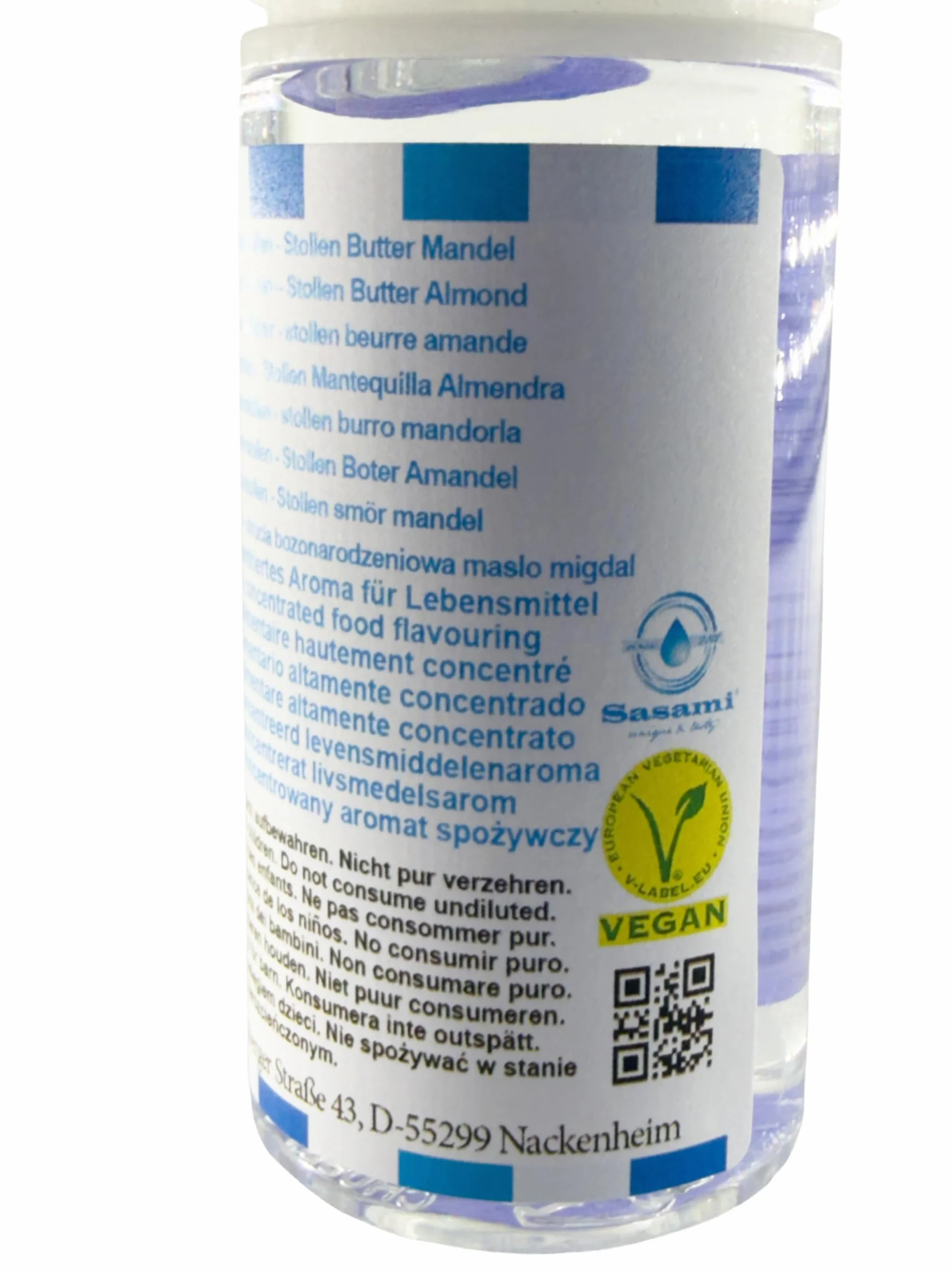 Winterstollen - Stollen Mantequilla Almendra Aroma Concentrado - Vegano - Sasami - 10ml