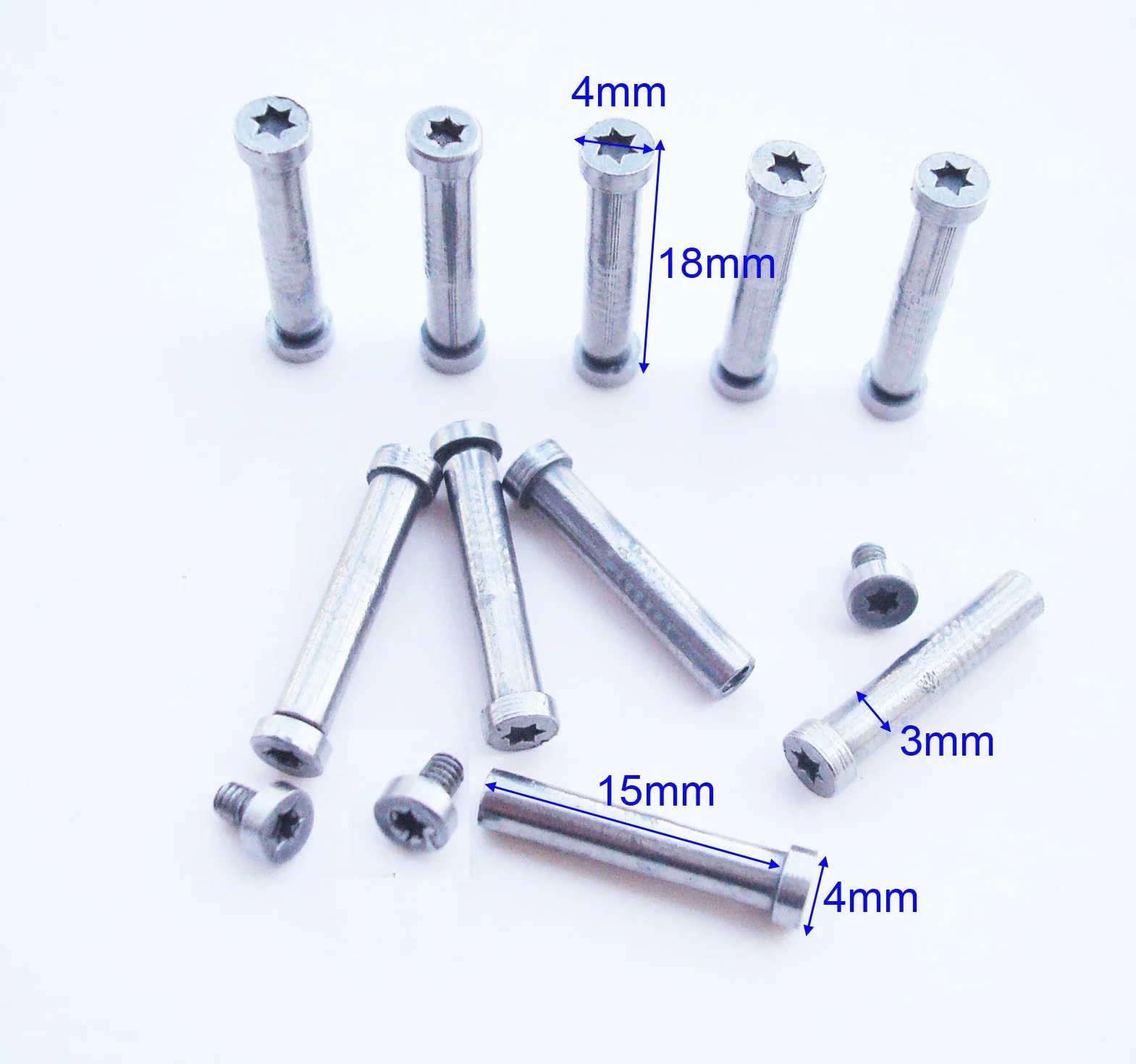 Cuchillo Plegable Acero Inoxidable EDC Caza Pack 10 Juegos 4mm