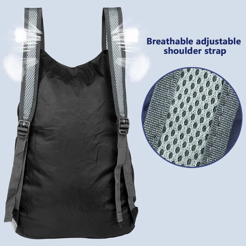 Mochilas plegables ultra ligeras resistentes al agua para viajes camping escalada