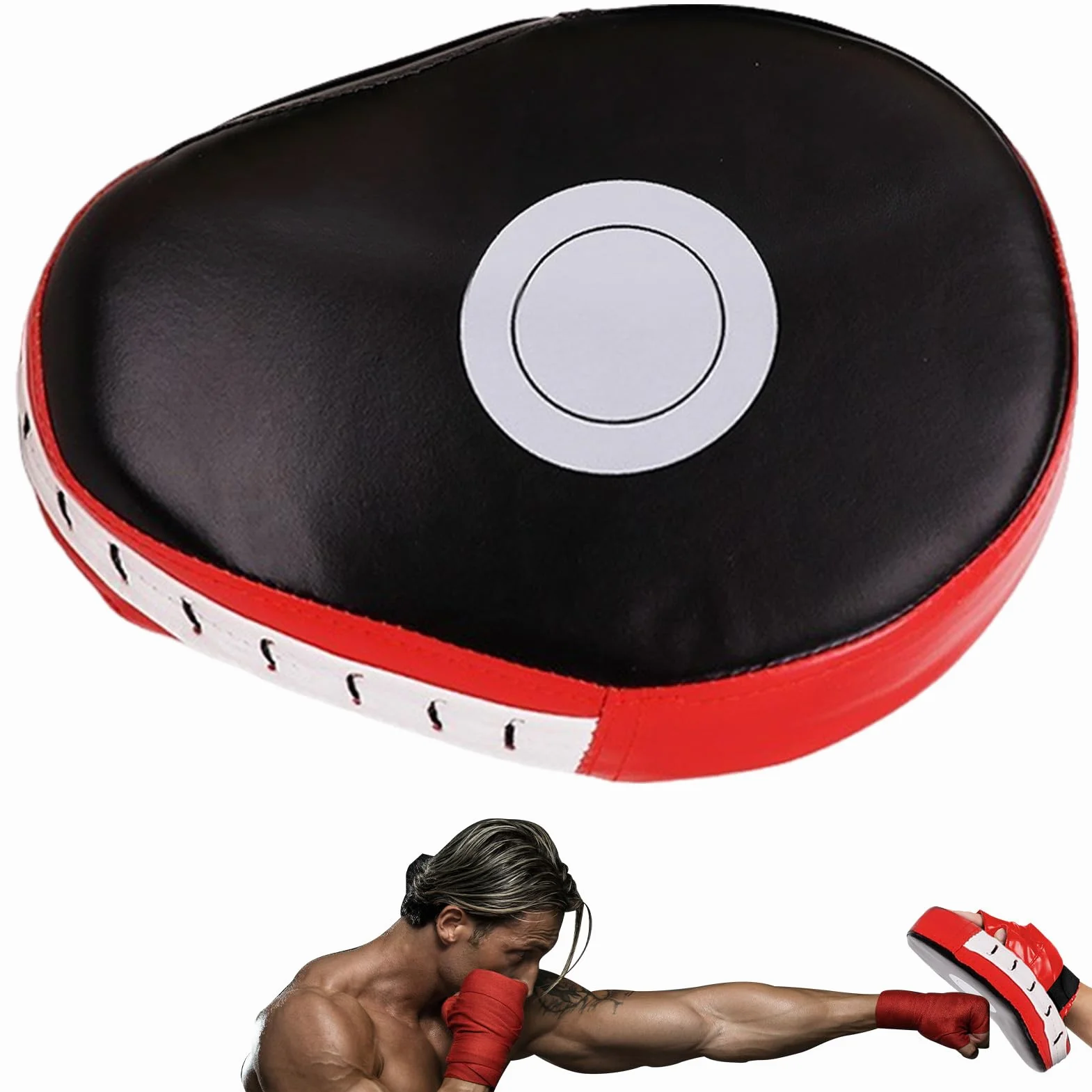 Almohadillas de Boxeo Curvo para Entrenamiento de Artes Marciales Muay Thai Kickboxing