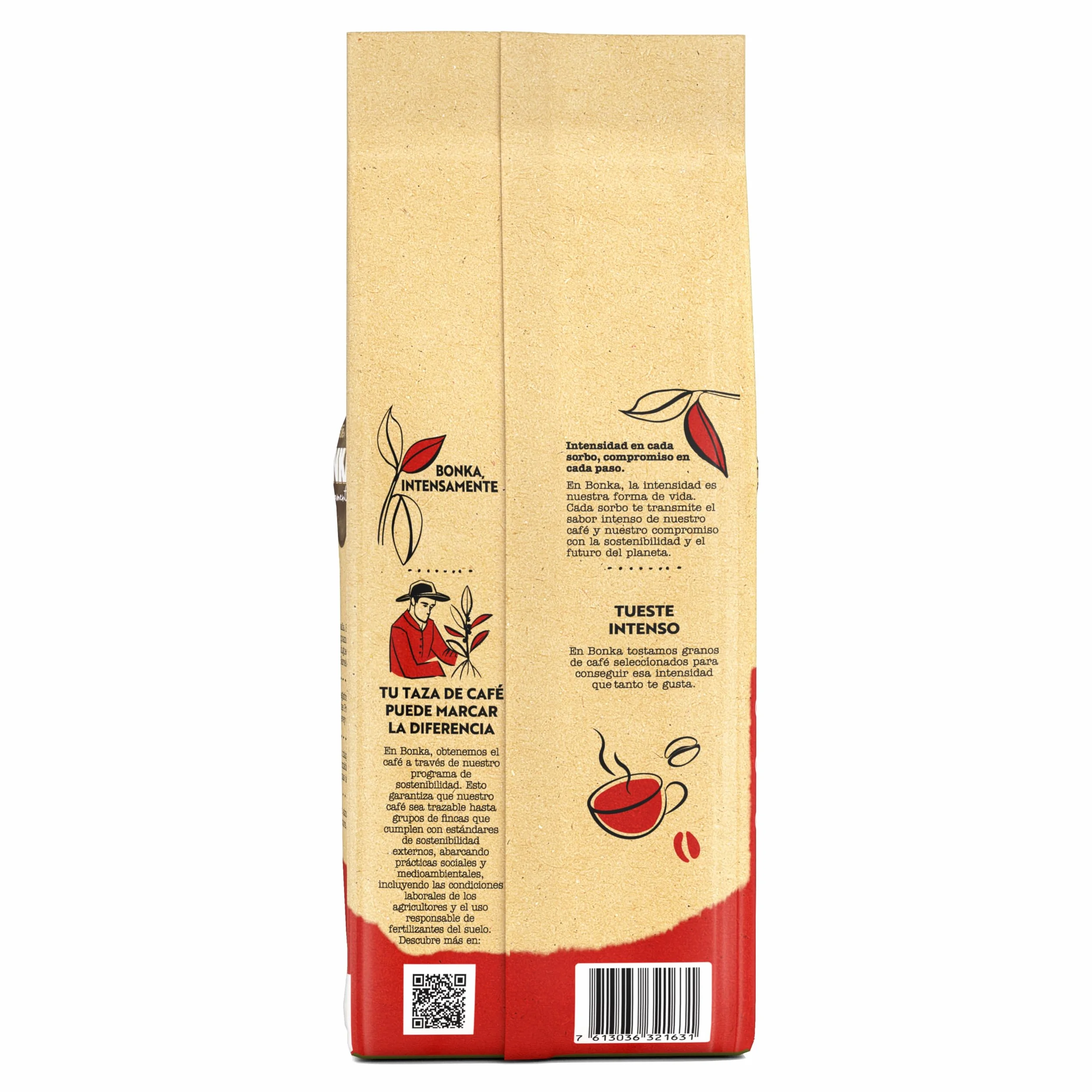 Bonka Café Grano Descafeinado 500 g