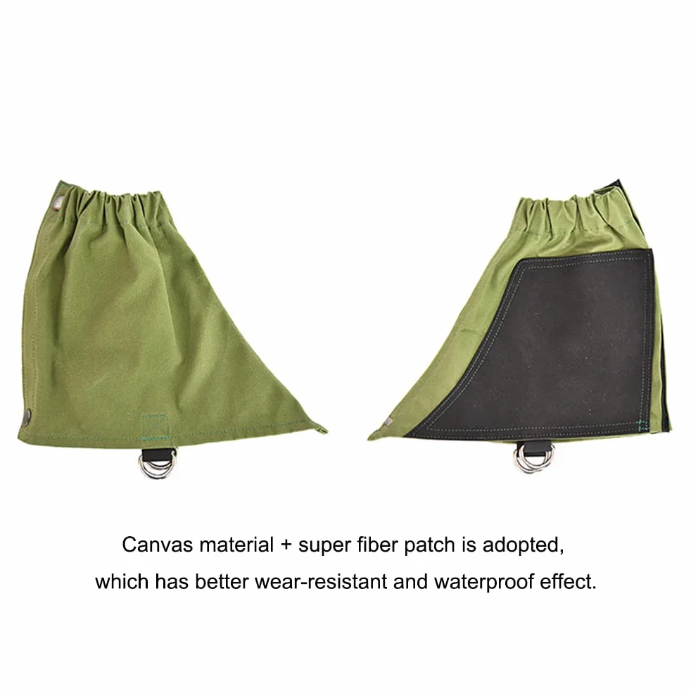 Polainas Impermeables Tobillo Senderismo Ajustables para Zapatos Mujeres Hombres