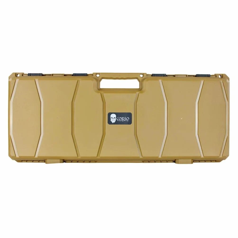 Maleta Rígida para Fusil 87,5x35,5x10,8 cm Coyote Tan Airsoft Aire Comprimido