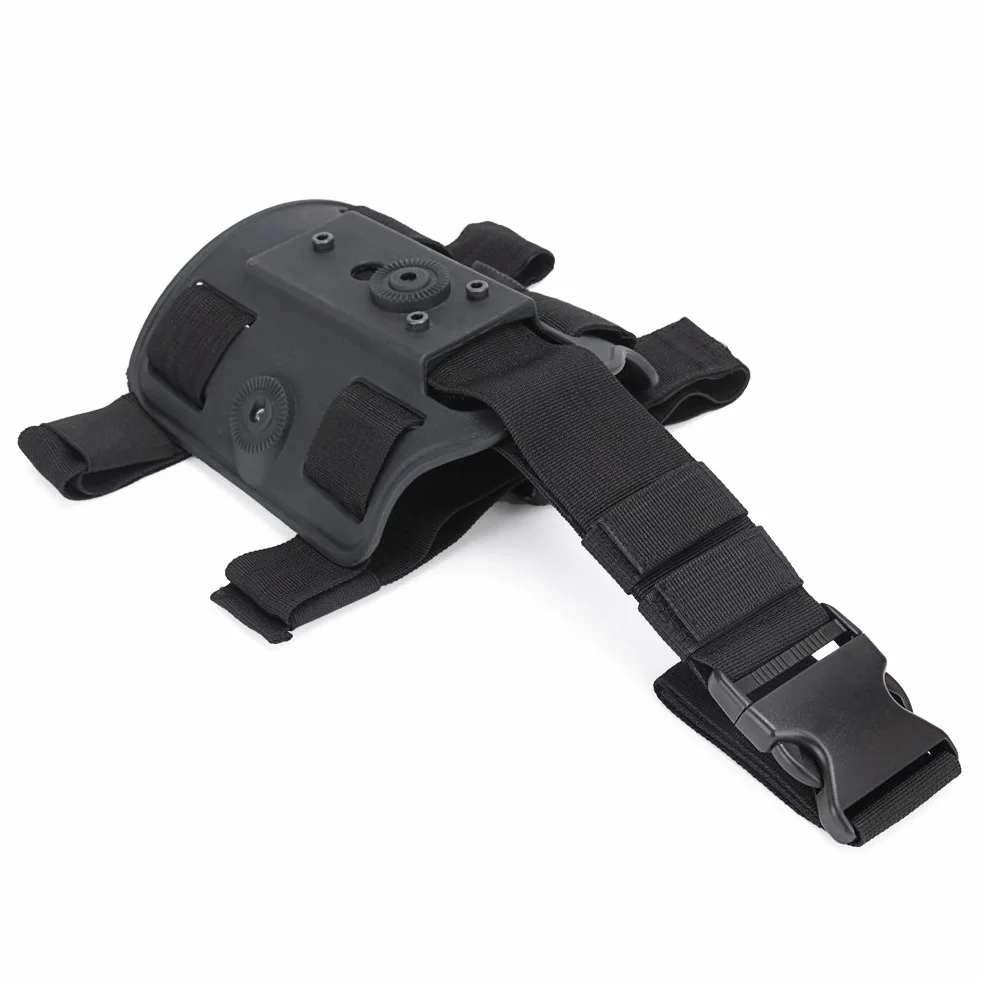 Tactical Drop Leg Platform Pierna Pistola Ajustable Doble Correa