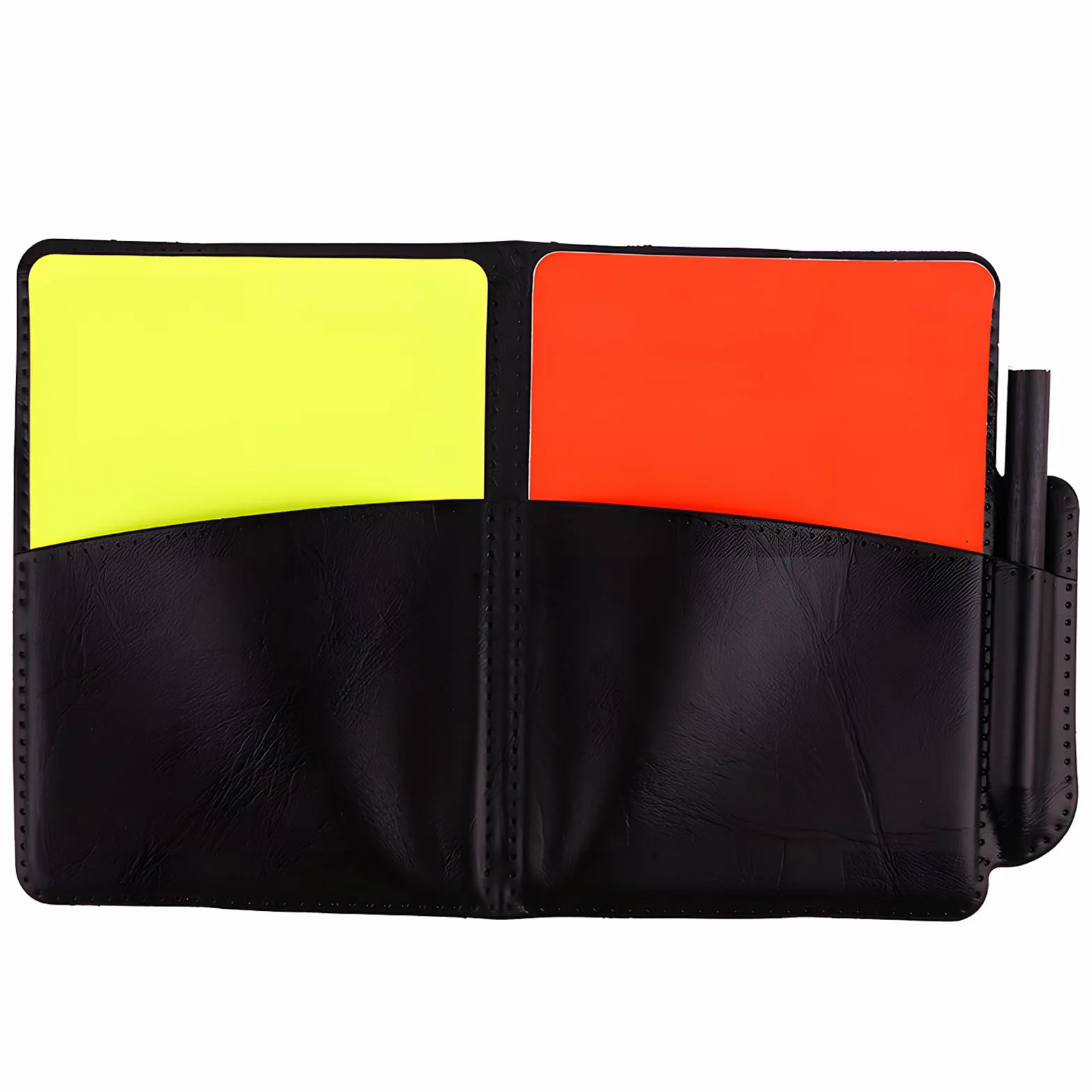 Kit de Tarjetas de Árbitro para Fútbol con Silbato y Hojas de Resultados