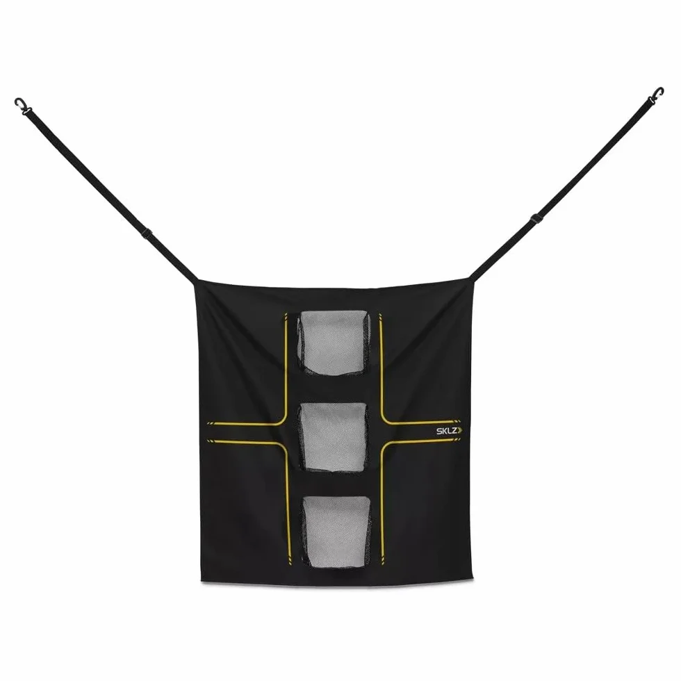 SKLZ Universal Golf Target – Objetivo de Swing Ajustable con Tres Bolsillos para Practicar Vuelo de Bola y Chip, 76.2 cm x 76.2 cm para Entrenamiento de precisión.