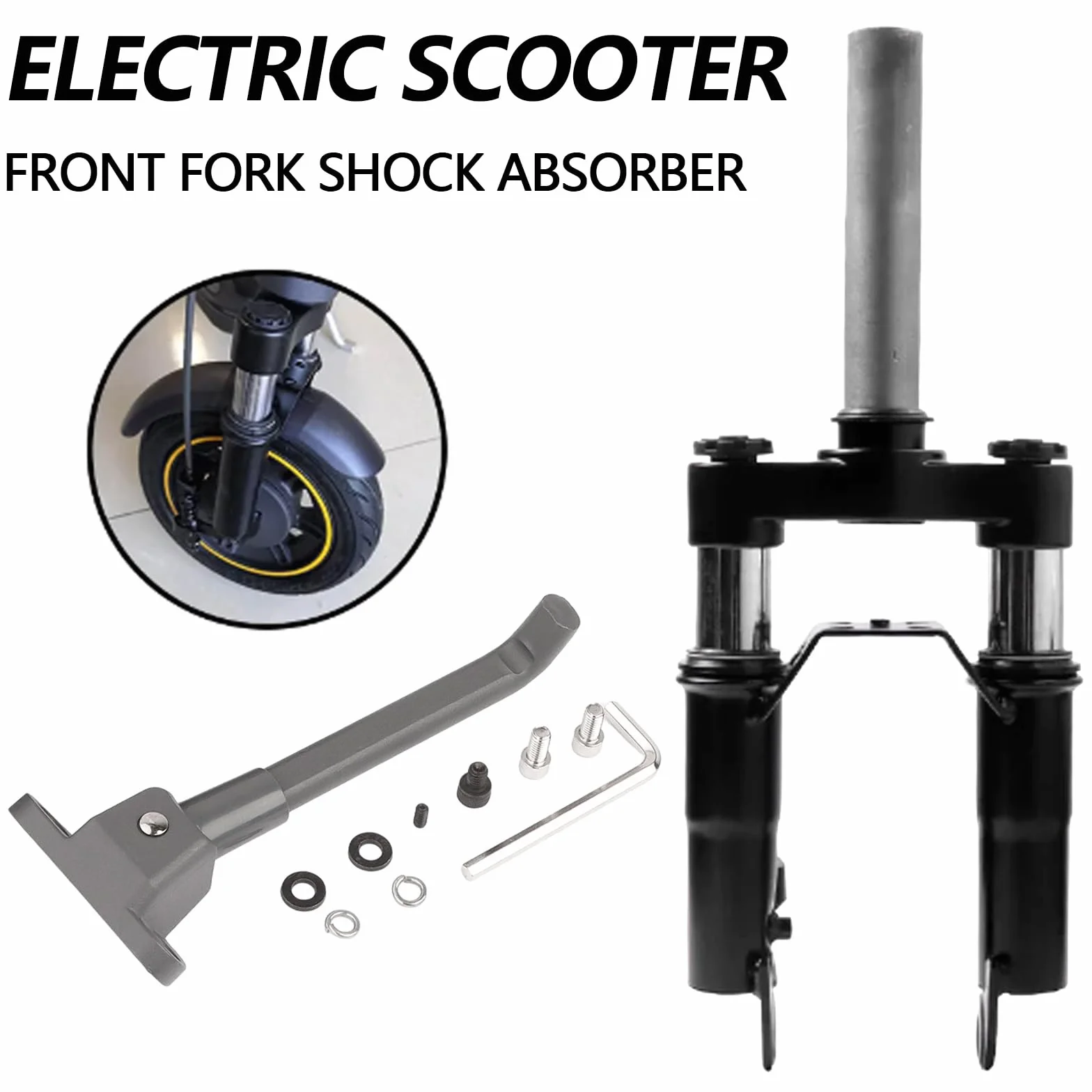 Aisny Horquilla de Suspensión para Segway Ninebot MAX G30D G30LD G30D 2 G30LE E-Scooter Amortiguador