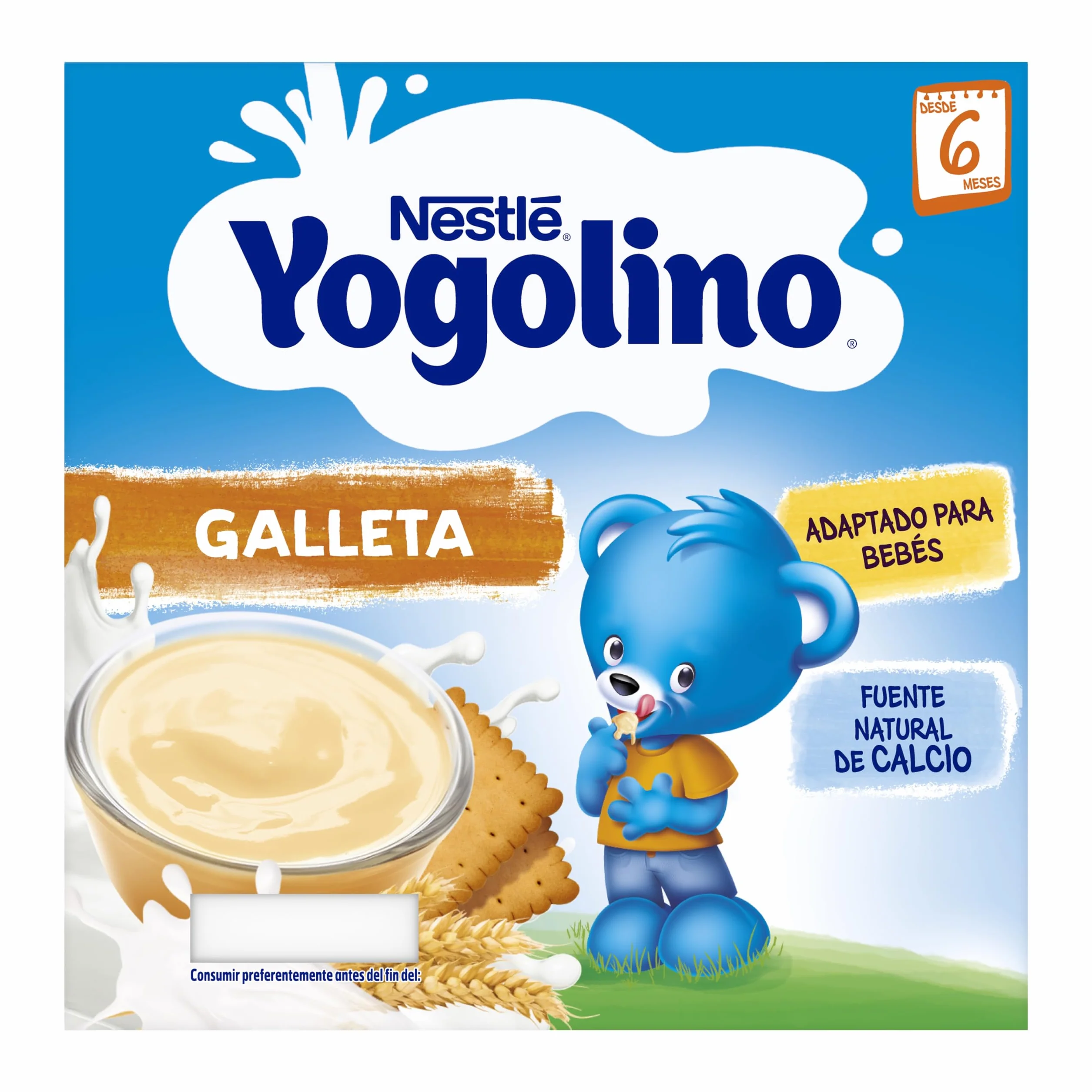 Nestlé Yogolino Galleta, 4 x 100g