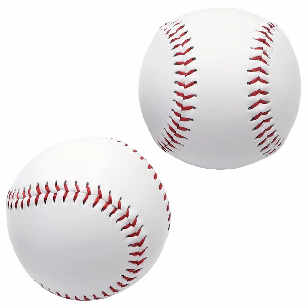 Pelotas de Béisbol Profesionales 9 Pulgadas Cosidas a Mano Dura/Blanda para Adultos y Jóvenes
