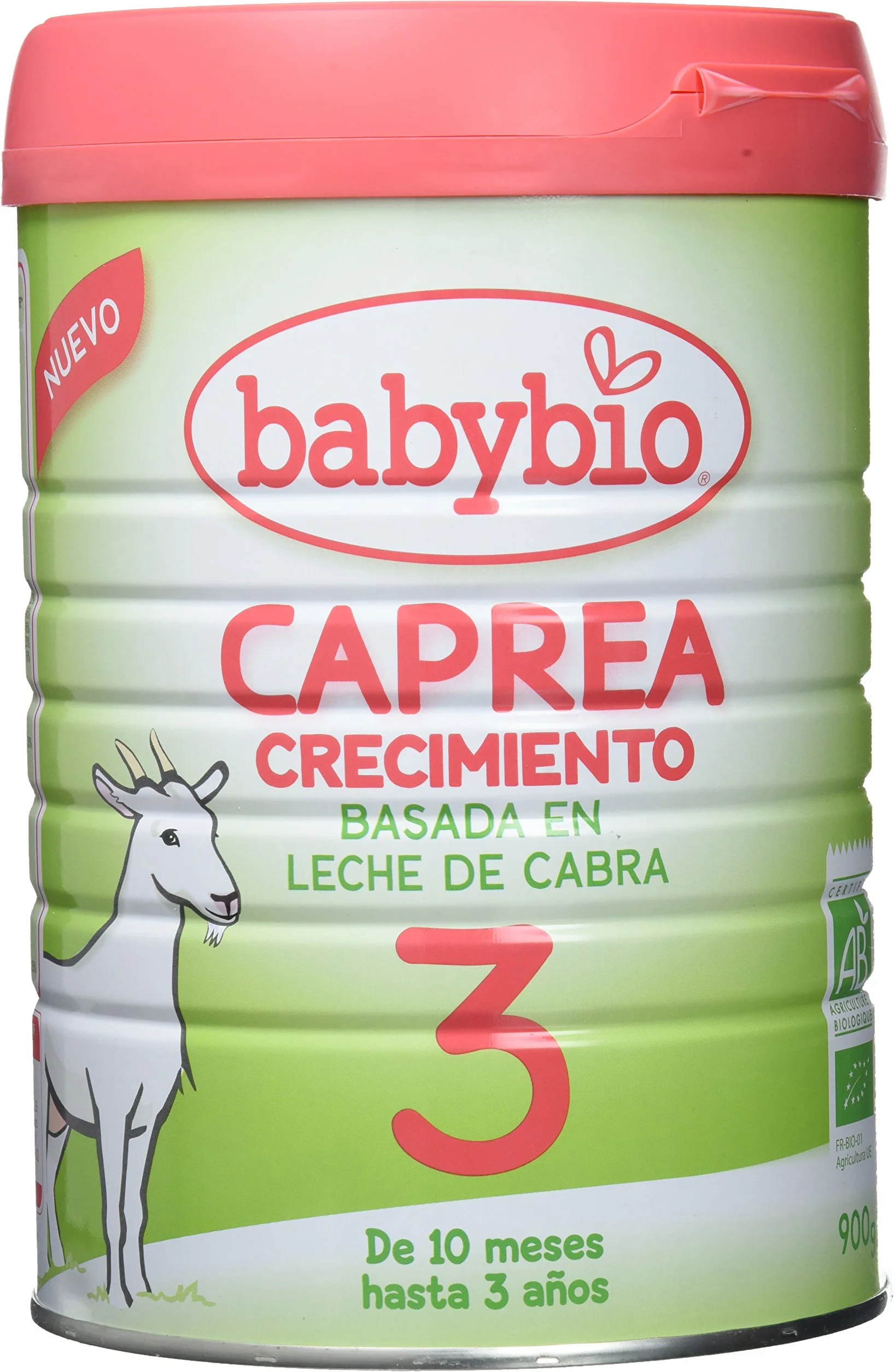 BabyBio Caprea Leche 3 Crecimiento - 900 gr