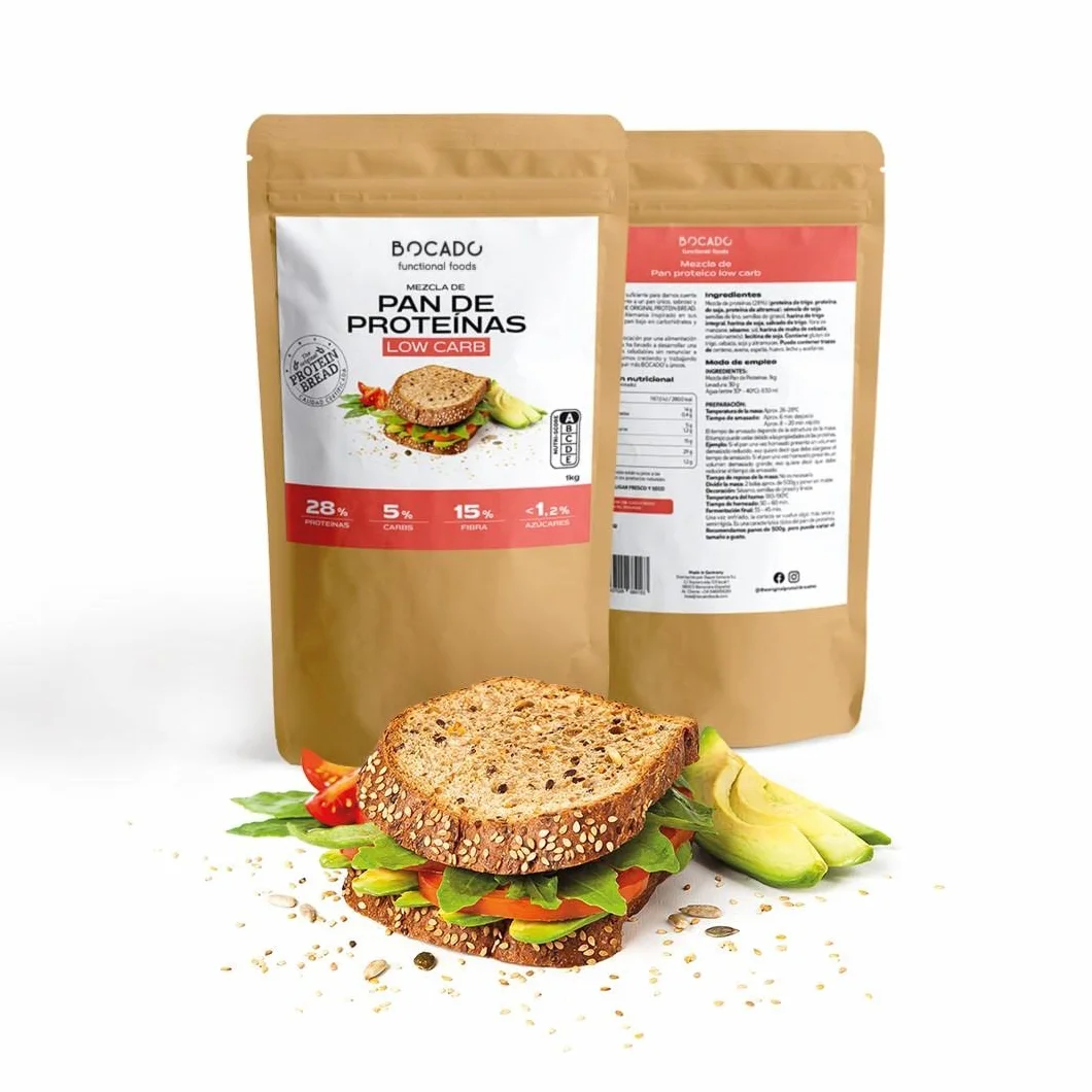 Mezcla para Pan de Proteínas Low Carb BOCADO 1 kg