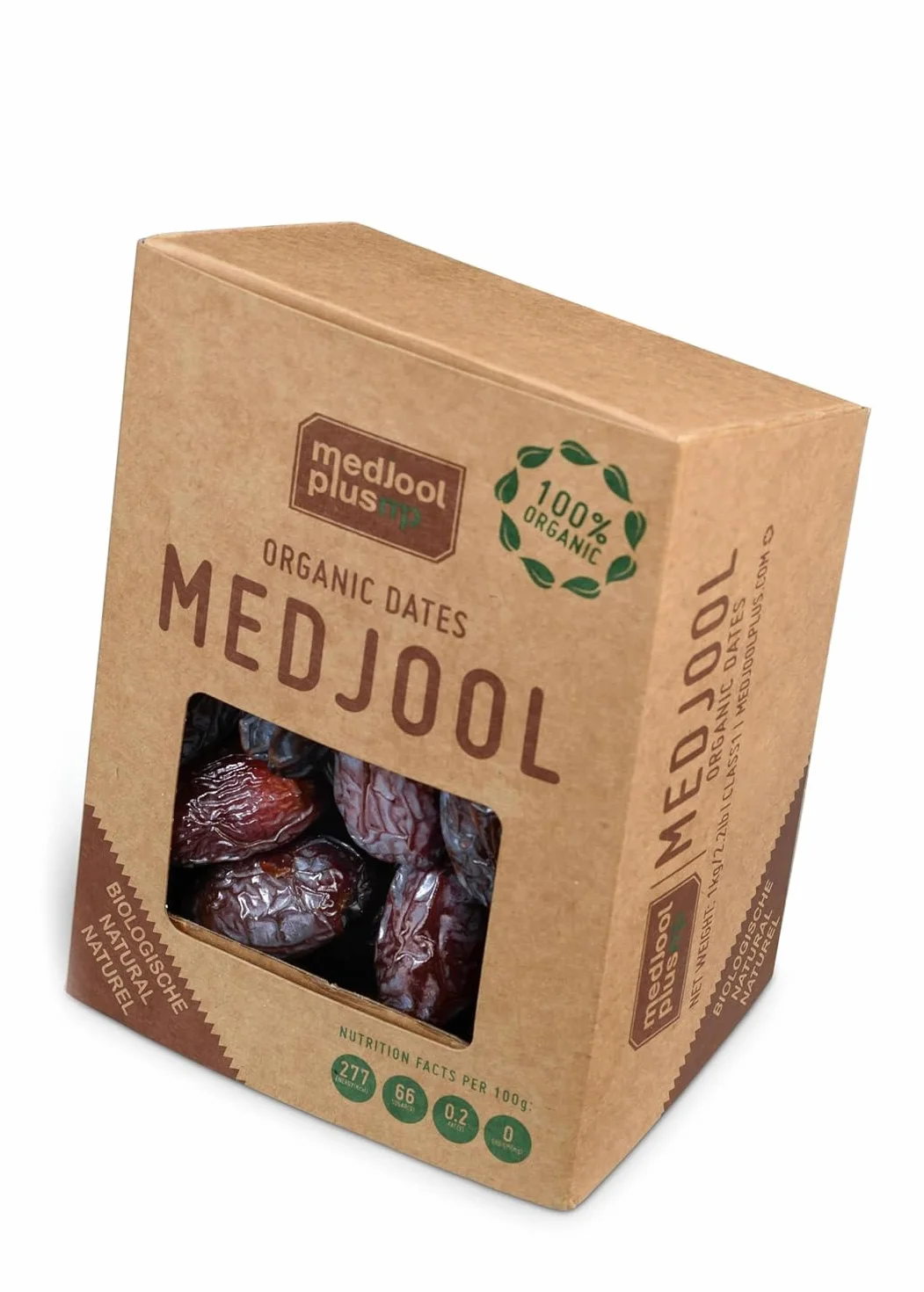 Seba Garden-Dátiles Medjool Orgánicos - Grado Premium 1 kg