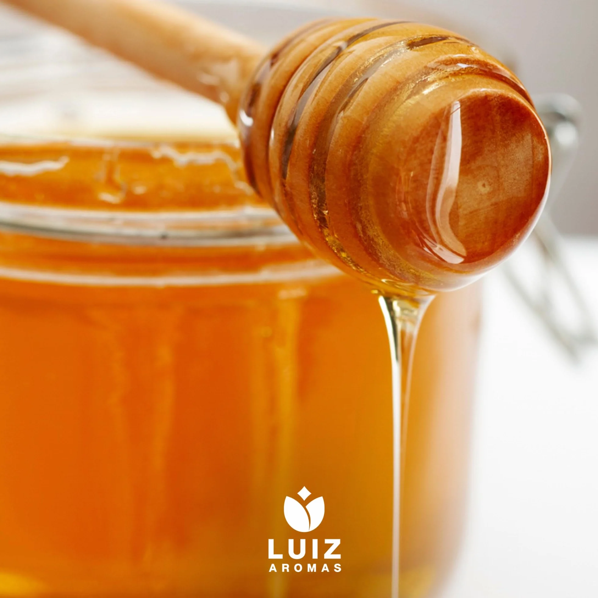 LUIZ AROMAS | Aroma Miel - Aroma Alimentario en Gotas para dulces de Hornear, Pasteles, Bizcochos y Tartas | Producto Vegano sin Calorías y sin Azucar | Producto 100% Italiano (50g)