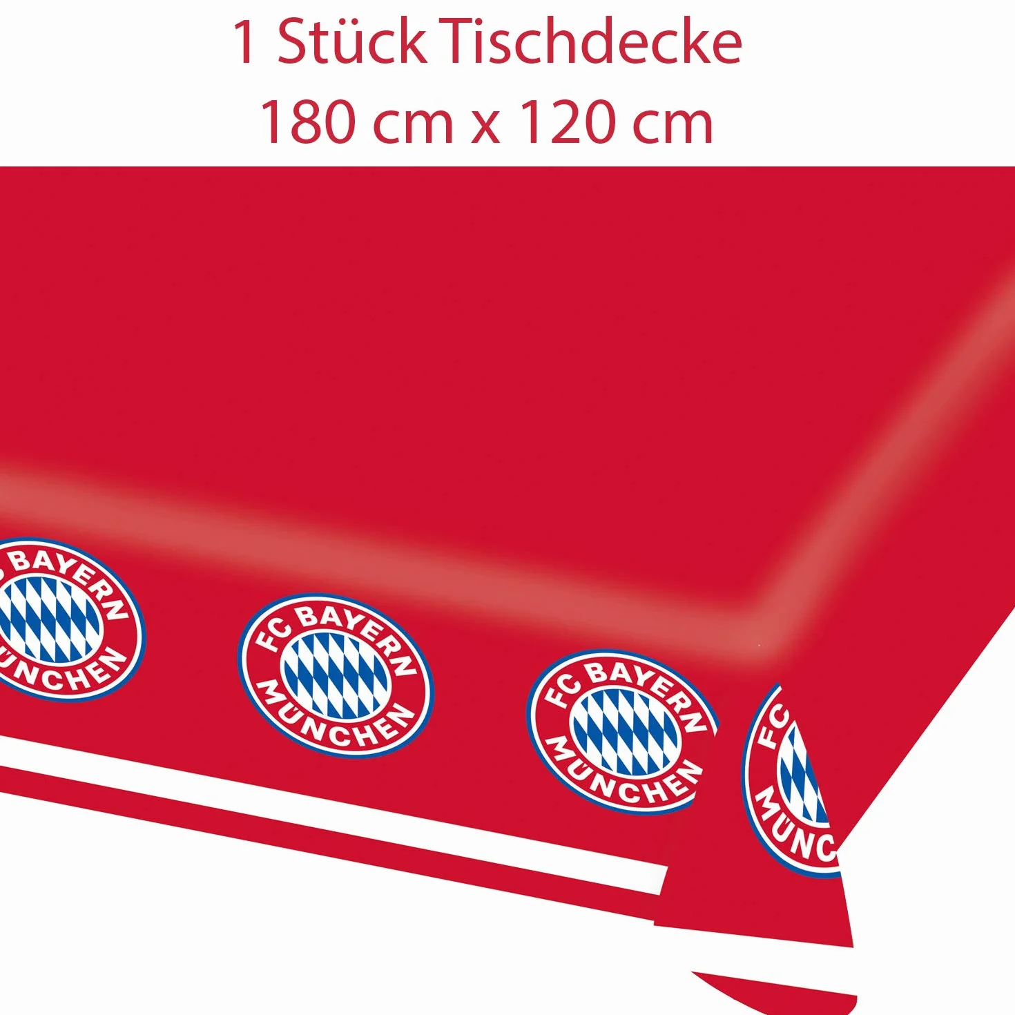 FC Bayern München Set de fiesta de fútbol XL, 34 piezas, decoración para cumpleaños