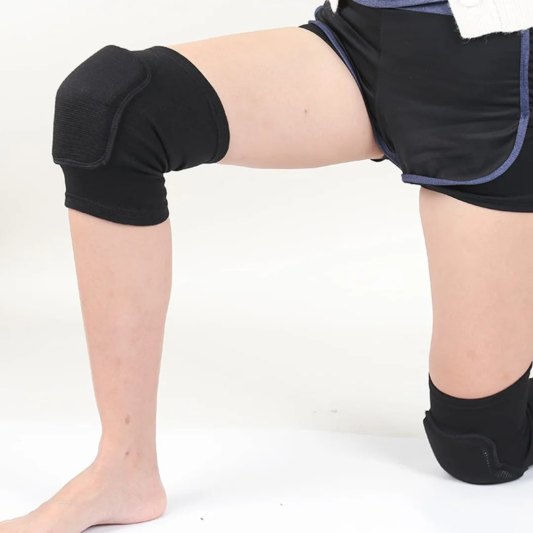 Rodilleras Elásticas Antideslizantes Paquete de 2 para Danza, Fútbol, Voleibol, Baloncesto, Yoga