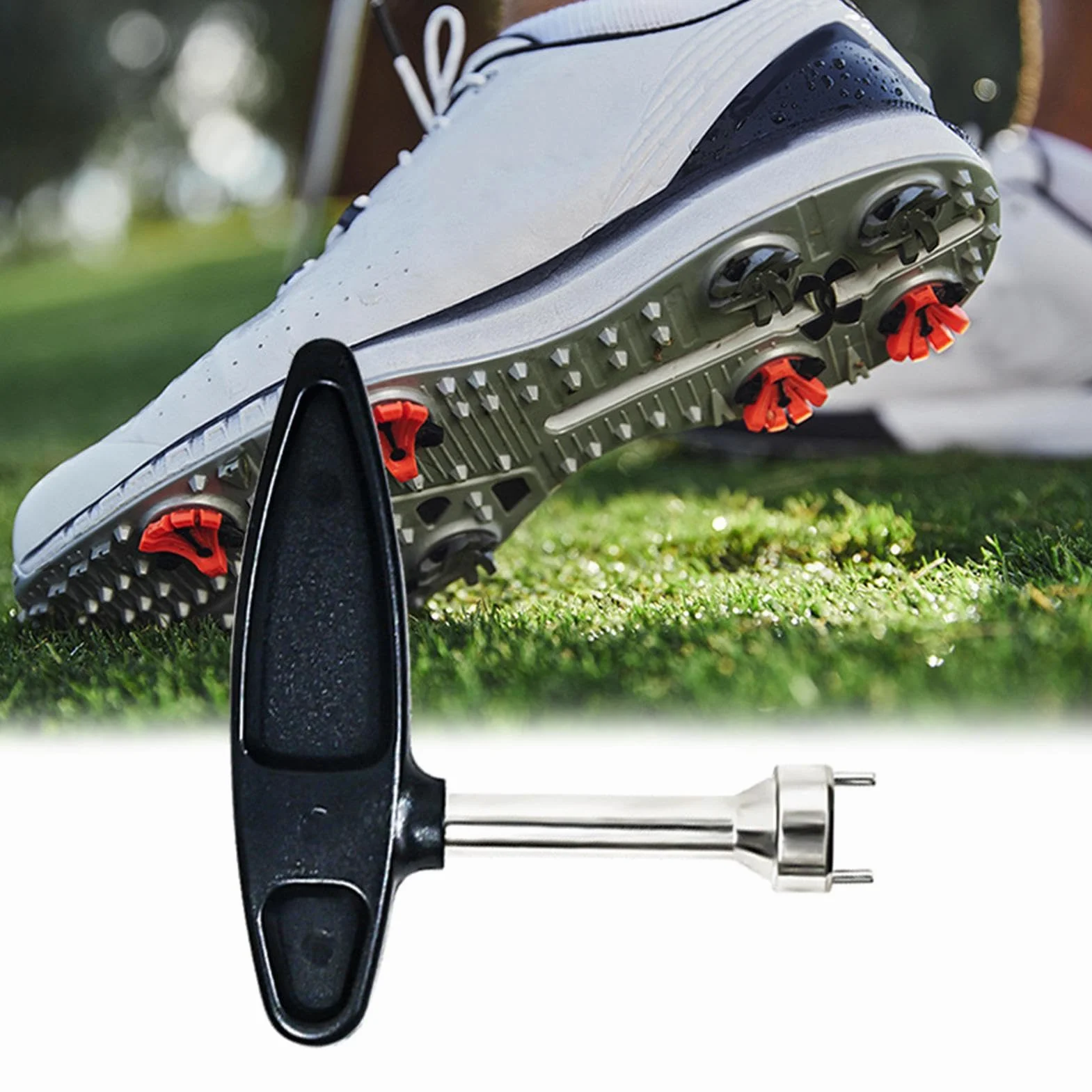 Llave para tacos de golf portátil, extracción eficiente y reemplazo rápido