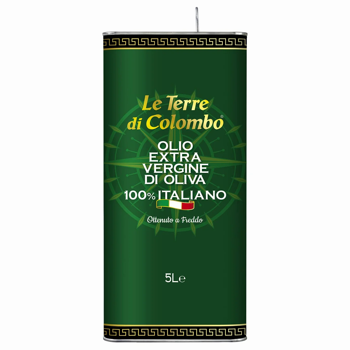 Le Terre di Colombo – Aceite de oliva virgen extra 100% italiano, 5 L