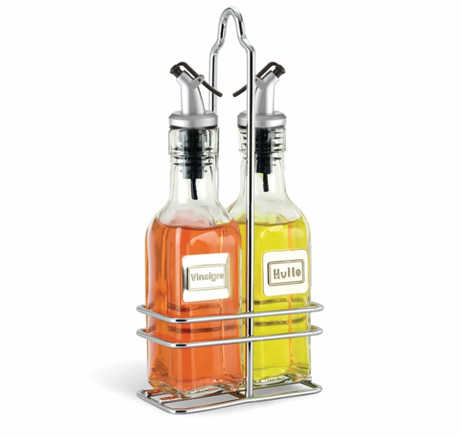 Cuisinox Juego de aceite y vinagre con cesta