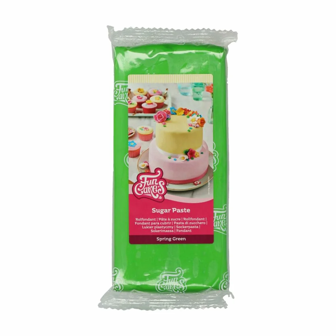 FunCakes Pasta De Azúcar Verde Primavera