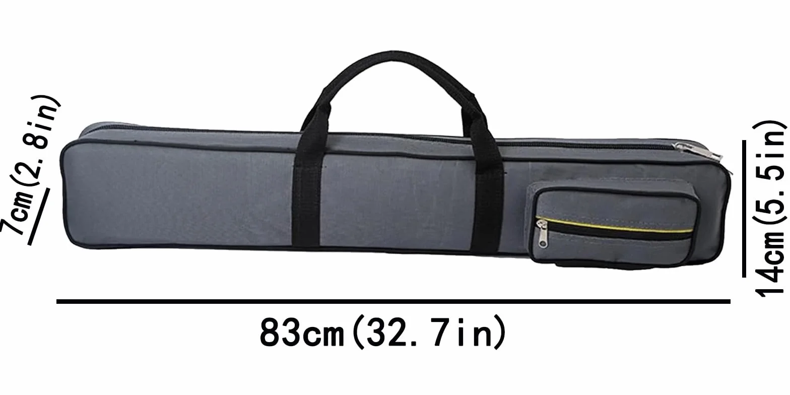 Funda para palos de billar, bolsa portátil de tela Oxford resistente para 3 barajas y 4 barras