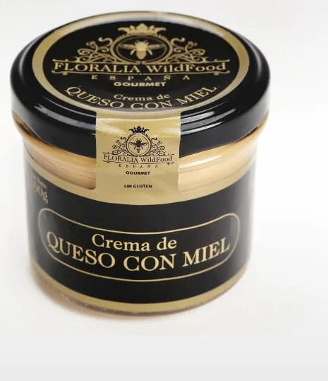 Crema de Queso con Miel FLORALIA | Tarro 100 gr | Alimento gourmet natural