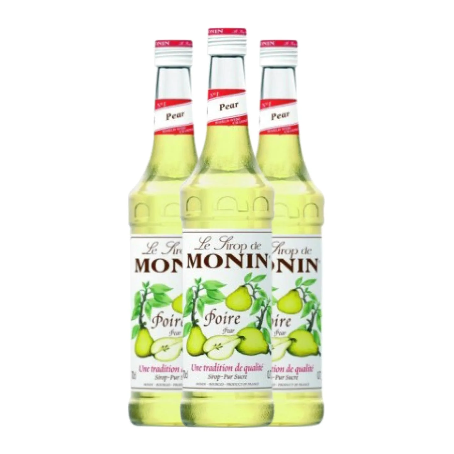 Schnapp MoninCocktail Sirope Pera Poire Pear 70 cl (Caja de 3 Botellas de 70 cl)
