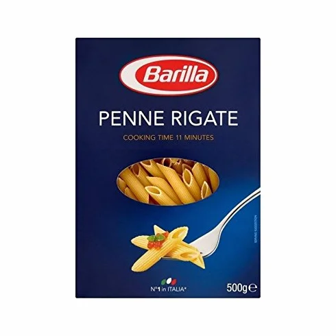 Barilla 500G Penne Rigate - Paquete de 2