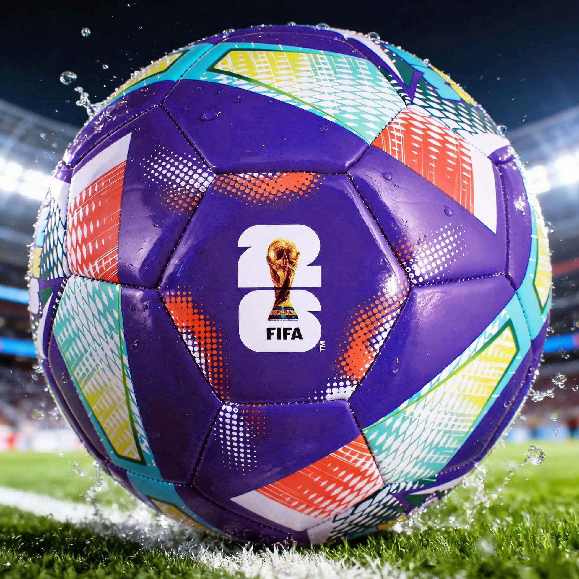Hy-Pro FWC26 Fußball Größe 5 Trainingsball FIFA WM 2026 Design