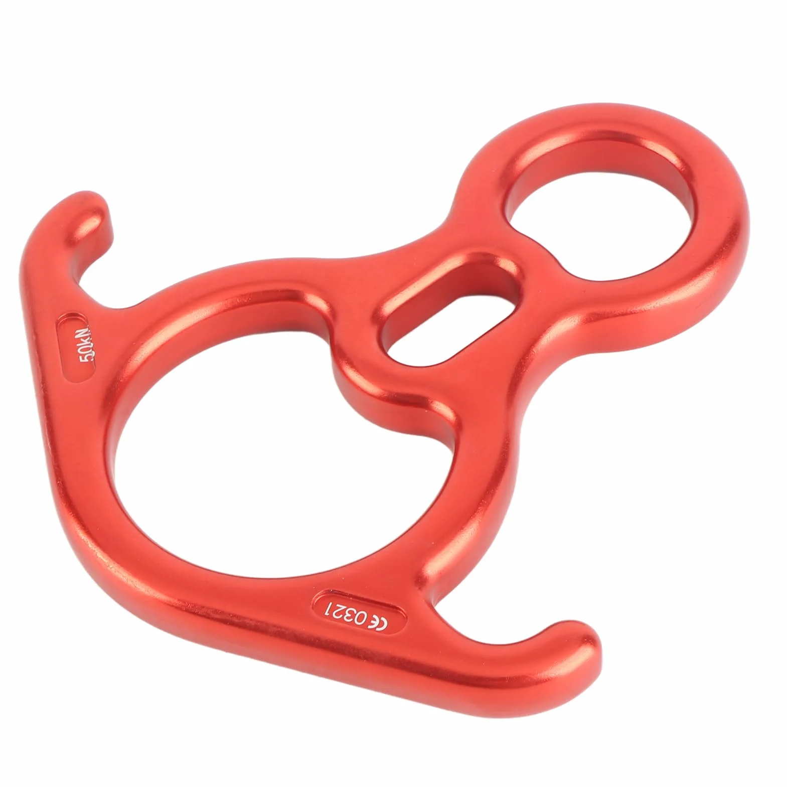 Descendedor de aleación de Aluminio Figura 8 Equipo de Escalada de Cuerda