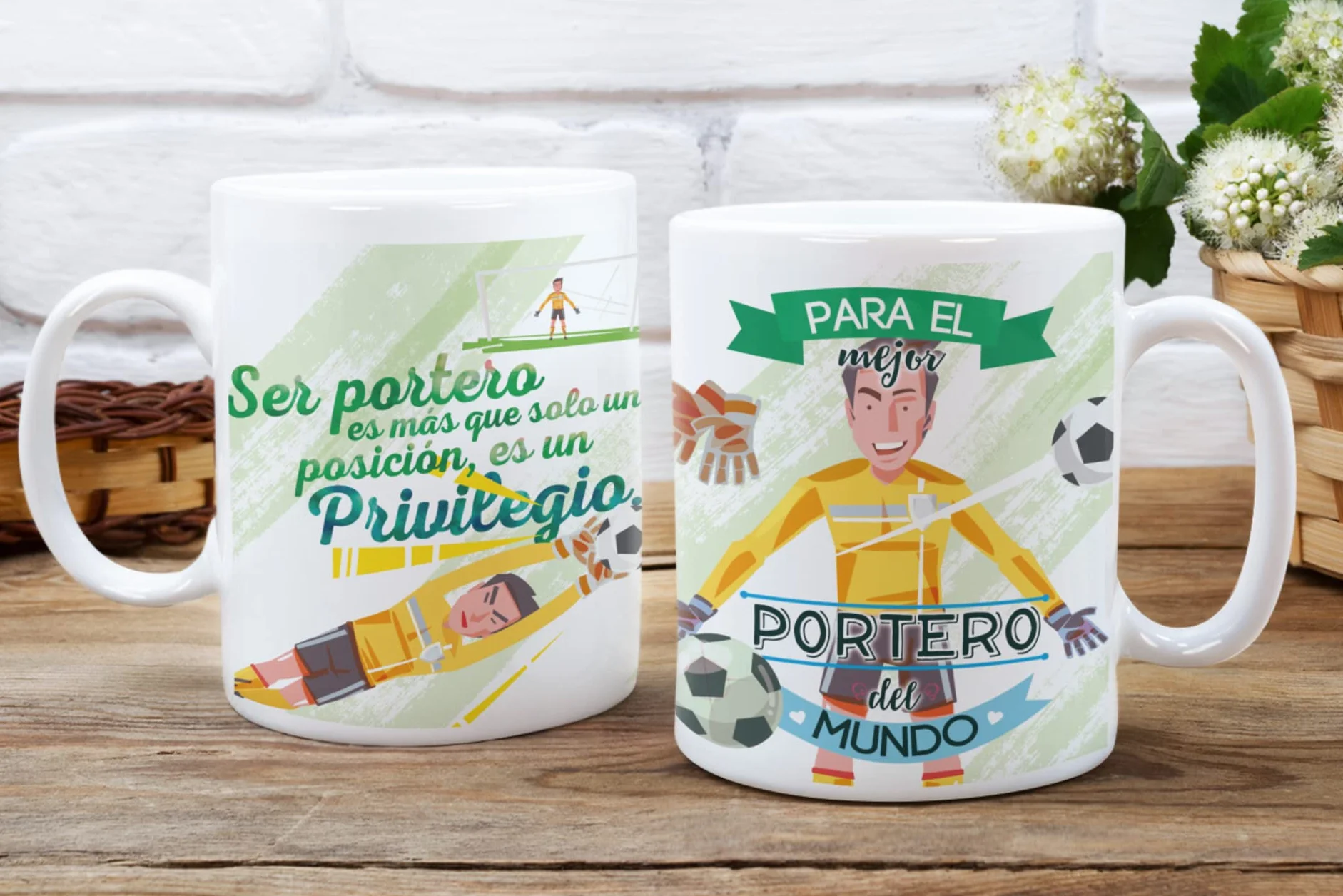 Taza Para El Mejor Portero de Mundo