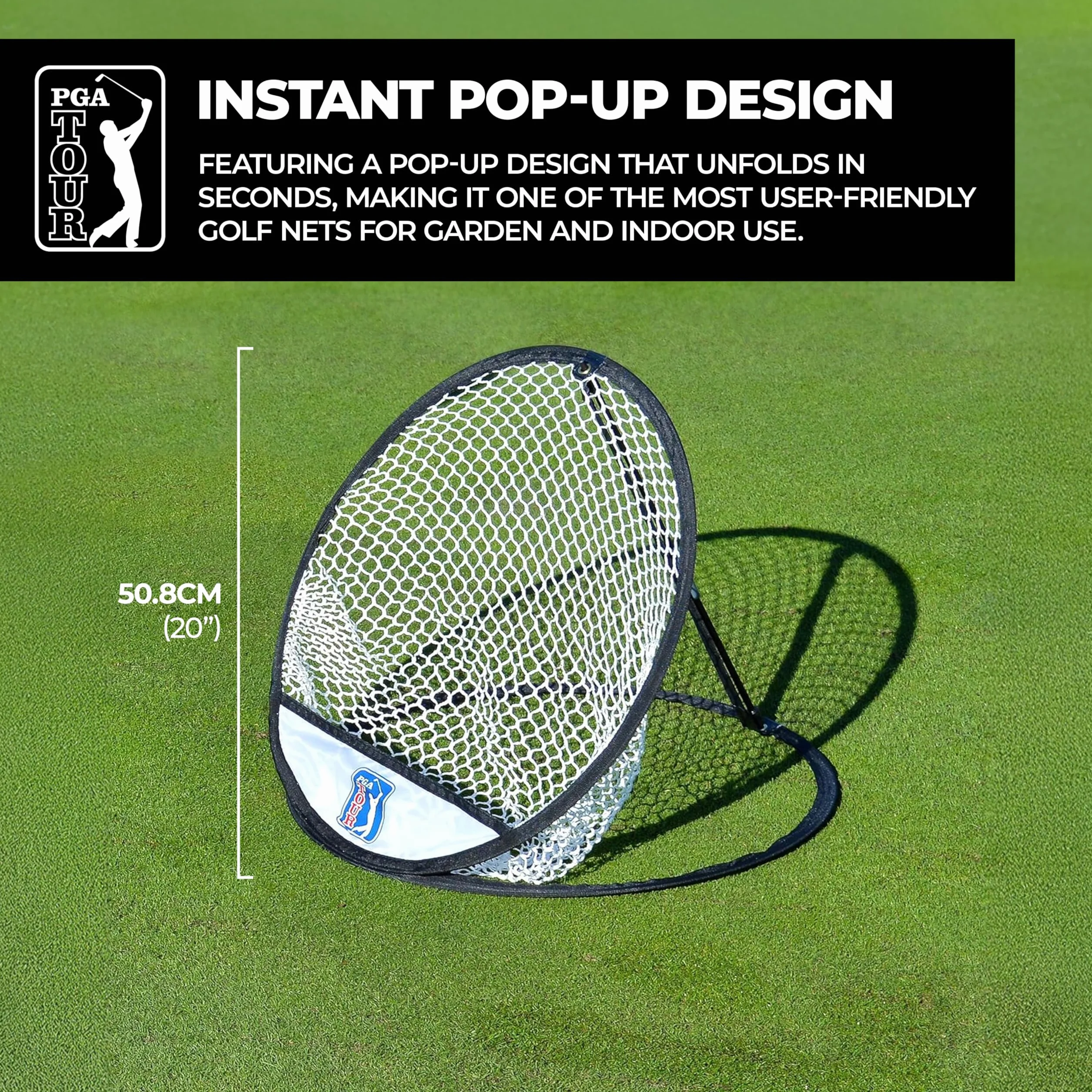PGA Tour Red Desmontable para Ensayar Chips, Entrenamiento de Objetivos